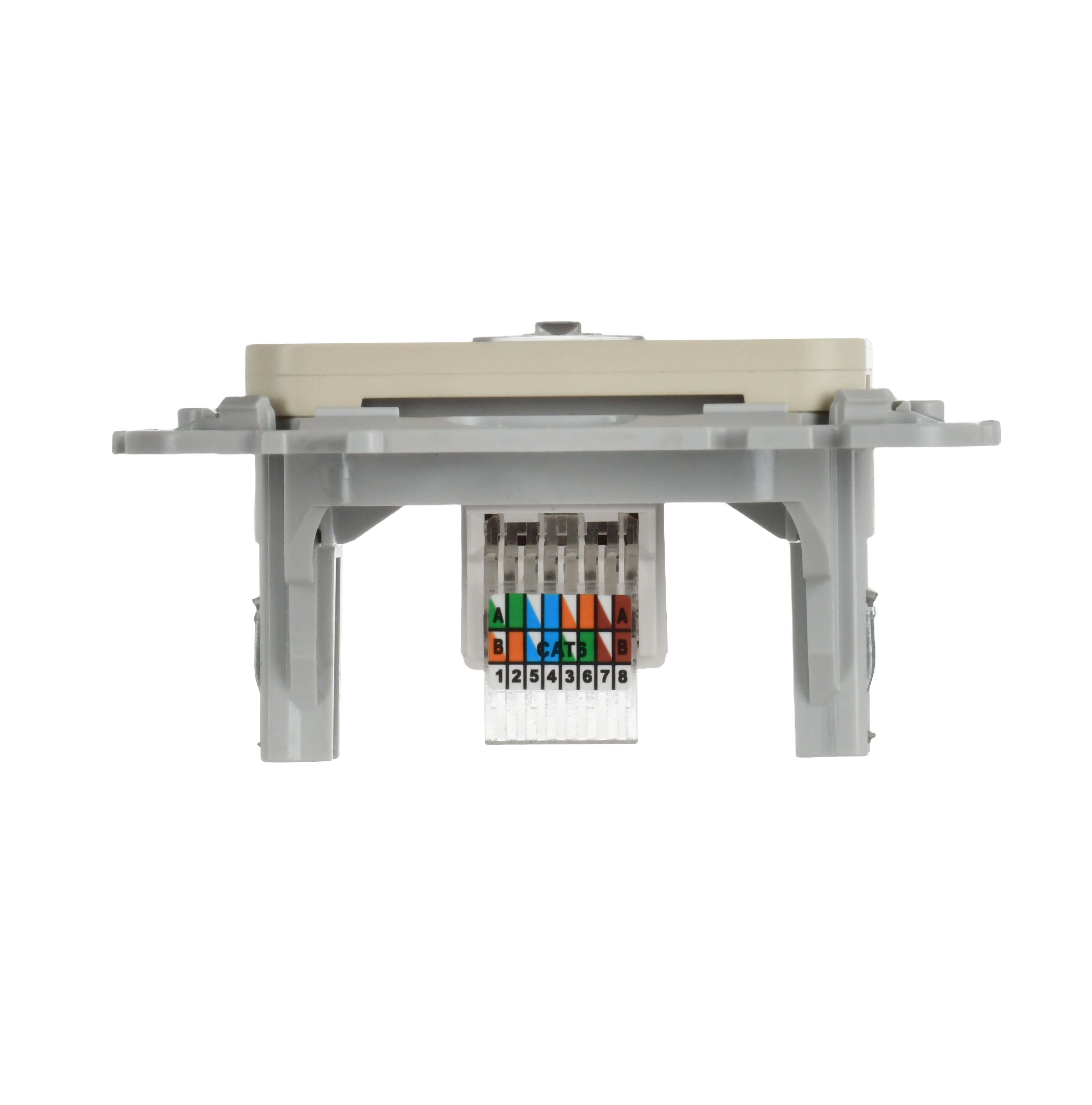 FLITE Розетка компьютерная RJ45 категория 6 UTP РК6-1-0-ФлСл сливочный IEK — фото