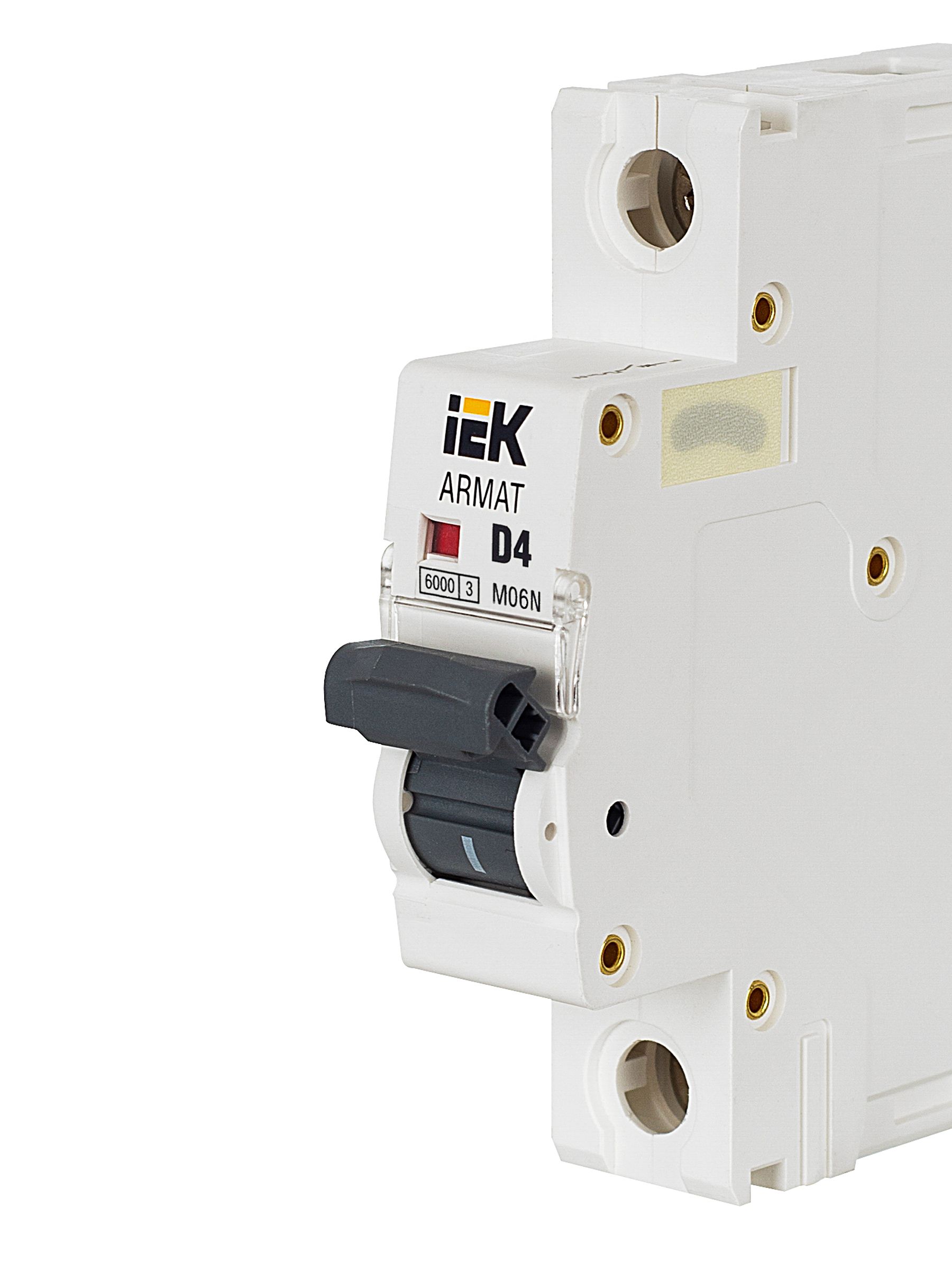 ARMAT Автоматический выключатель M06N 1P D 4А IEK — фото