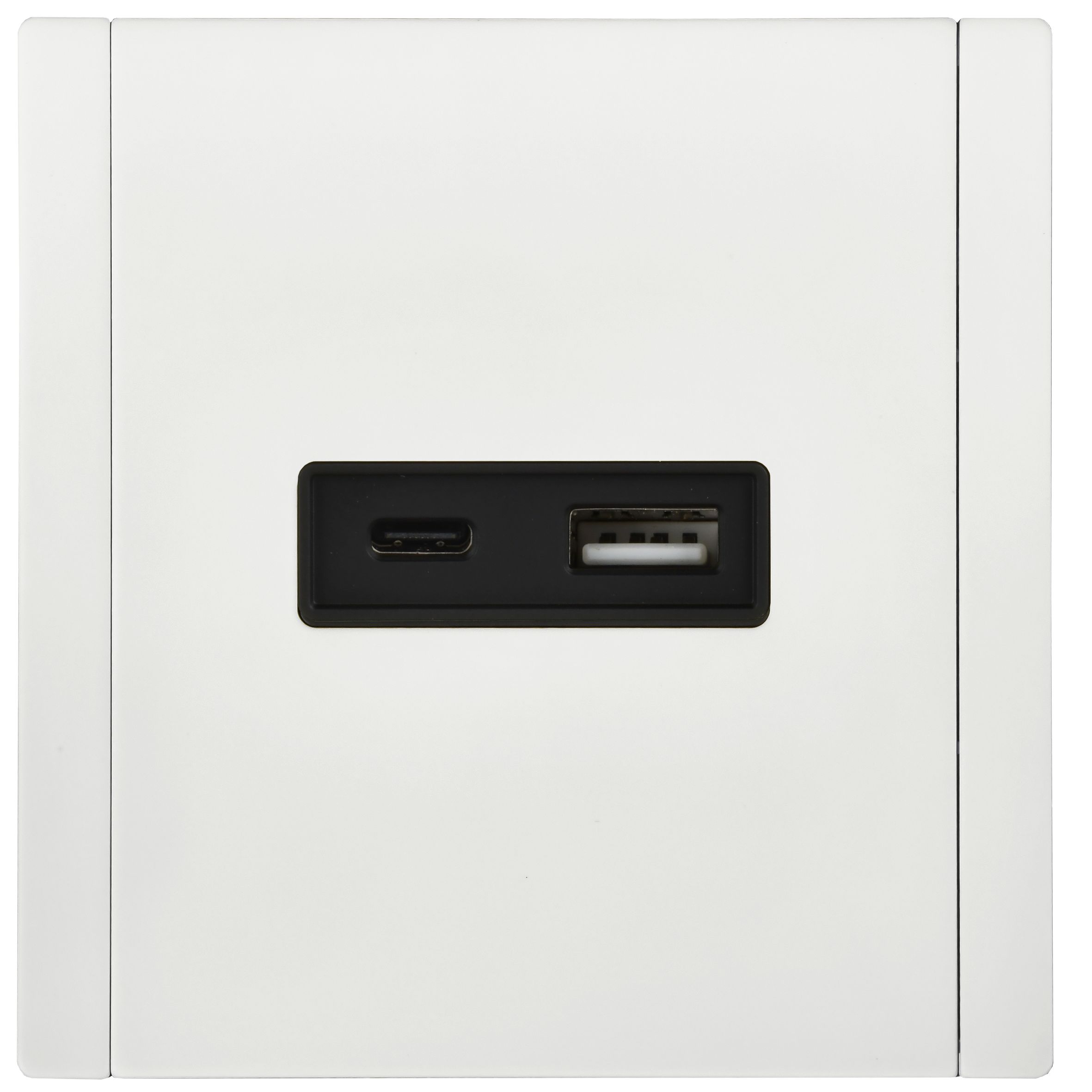 FORTE&PIANO Розетка USB A+C 3,1А FP250M металл белый IEK — фото