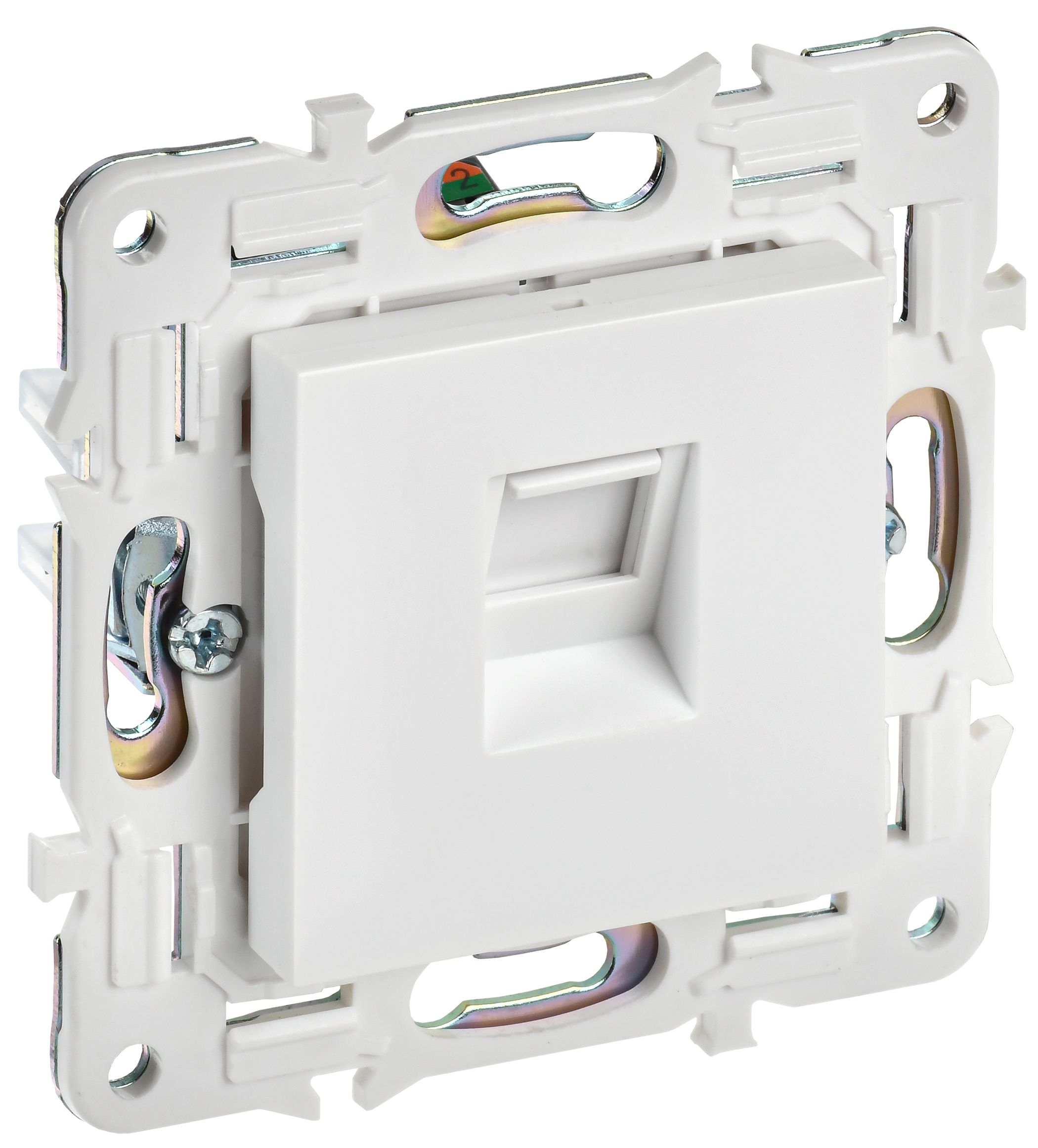 SKANDY Розетка компьютерная RJ45 кат.5E SK-K01W арктический белый IEK — фото