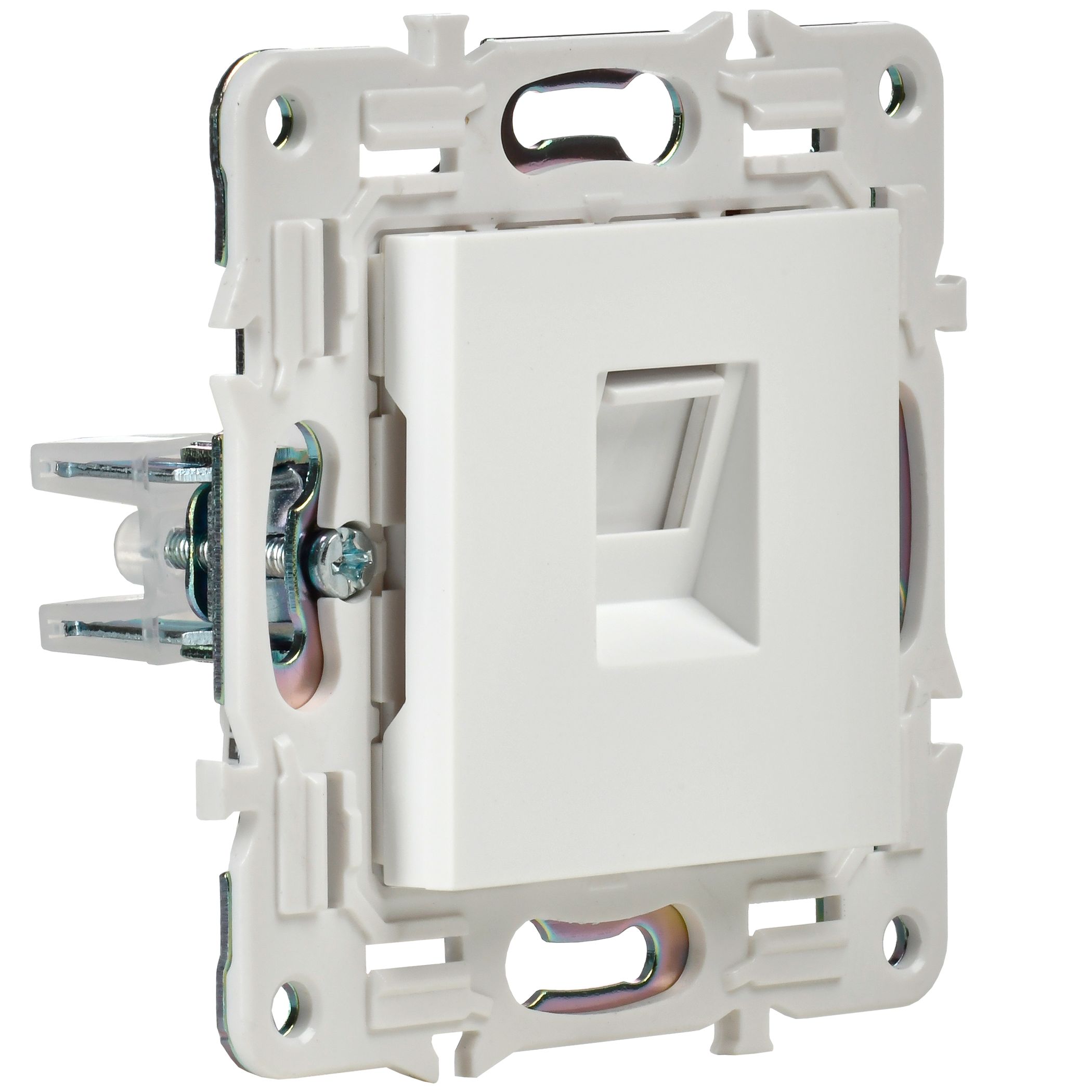 SKANDY Розетка компьютерная RJ45 кат.5E SK-K01W арктический белый IEK — фото