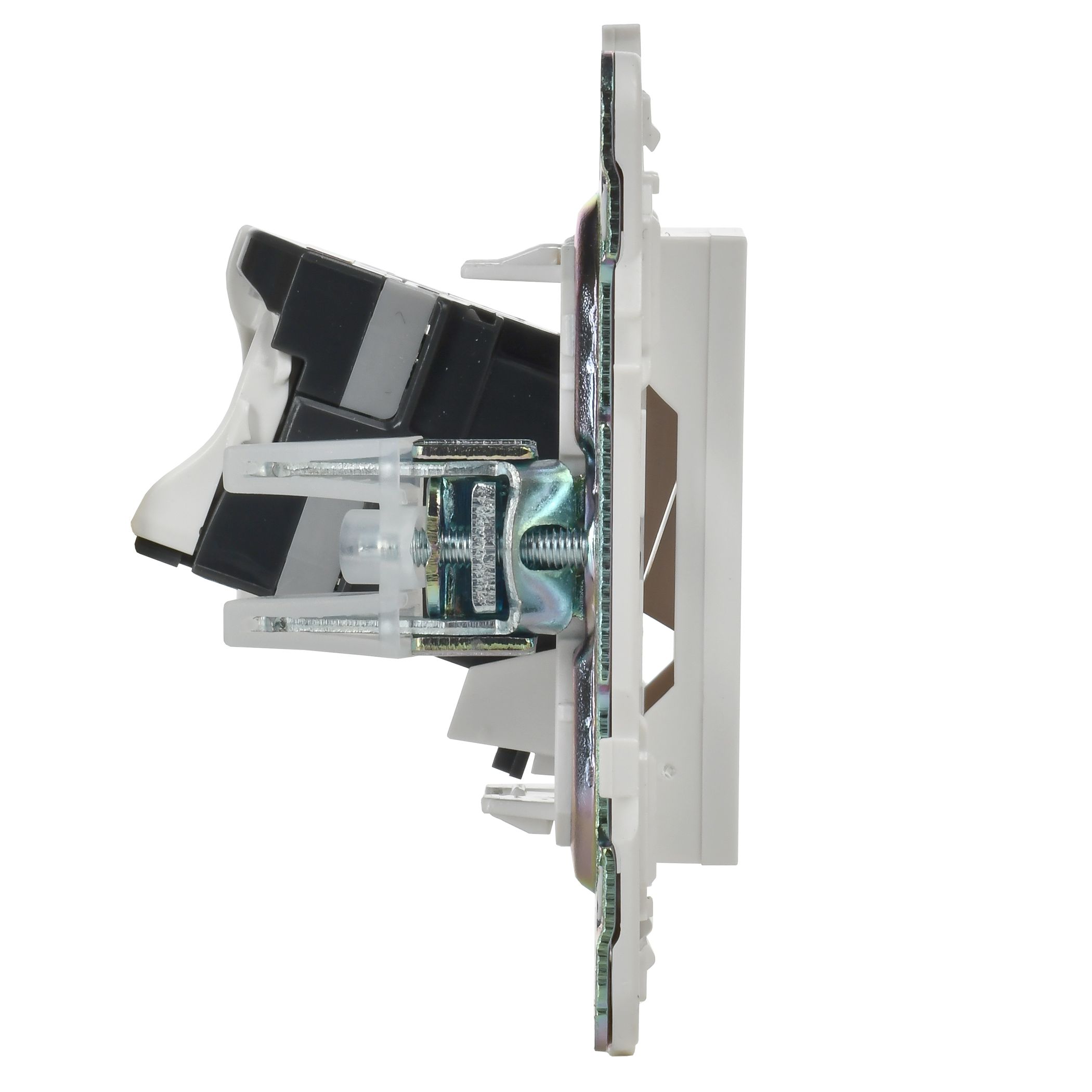 SKANDY Розетка компьютерная RJ45 кат.5E SK-K01W арктический белый IEK — фото