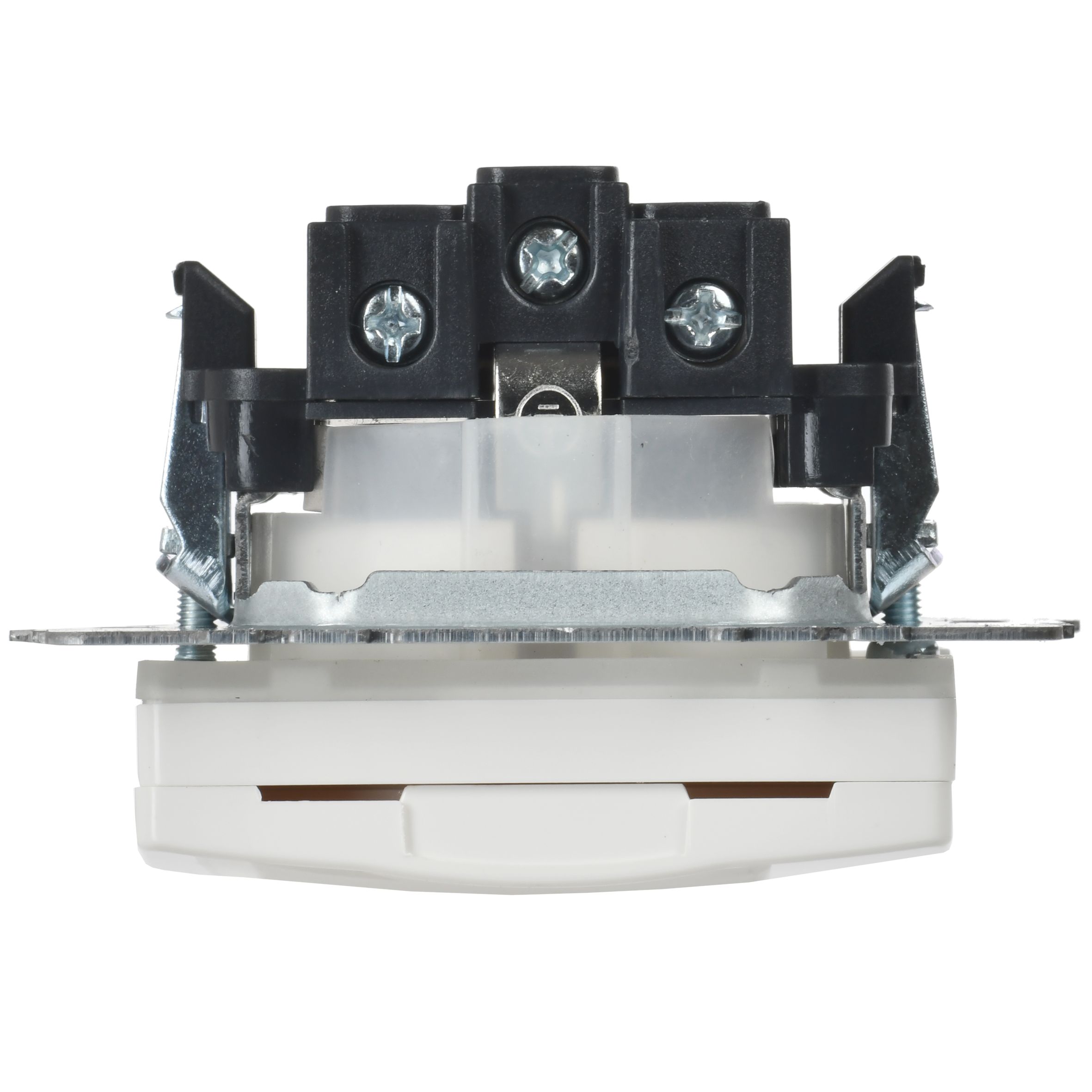 BRITE Розетка 1-местная с заземлением с защитными шторками и крышкой 16А IP44 РСбш10-3-44-БрБ белый IEK — фото