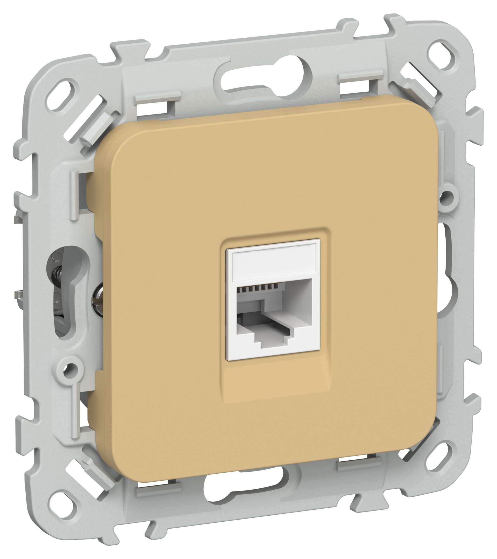 FLITE Розетка компьютерная RJ45 категория 6 UTP РК6-1-0-ФлШм шамуа IEK