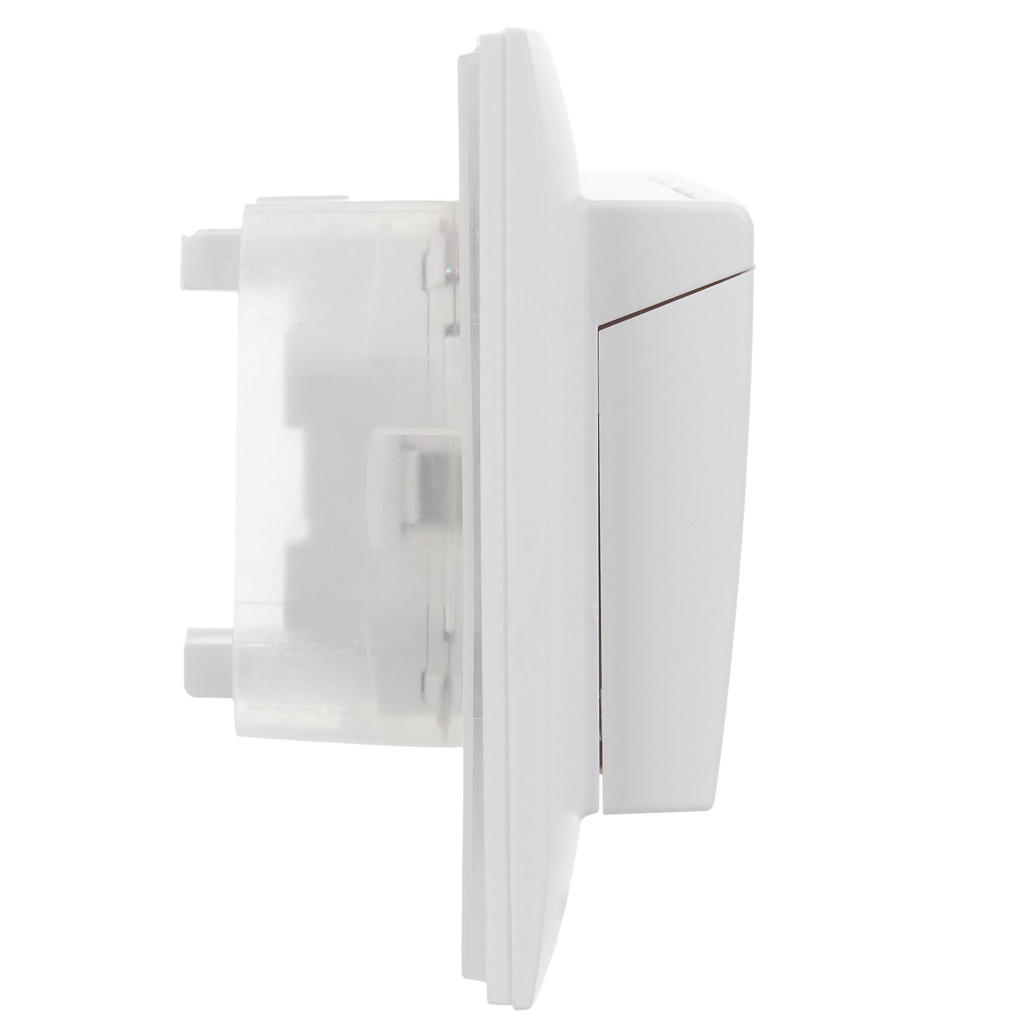 SKANDY Розетка 2-местная и крышкой 16А в сборе IP44 SK-R12W арктический белый IEK — фото