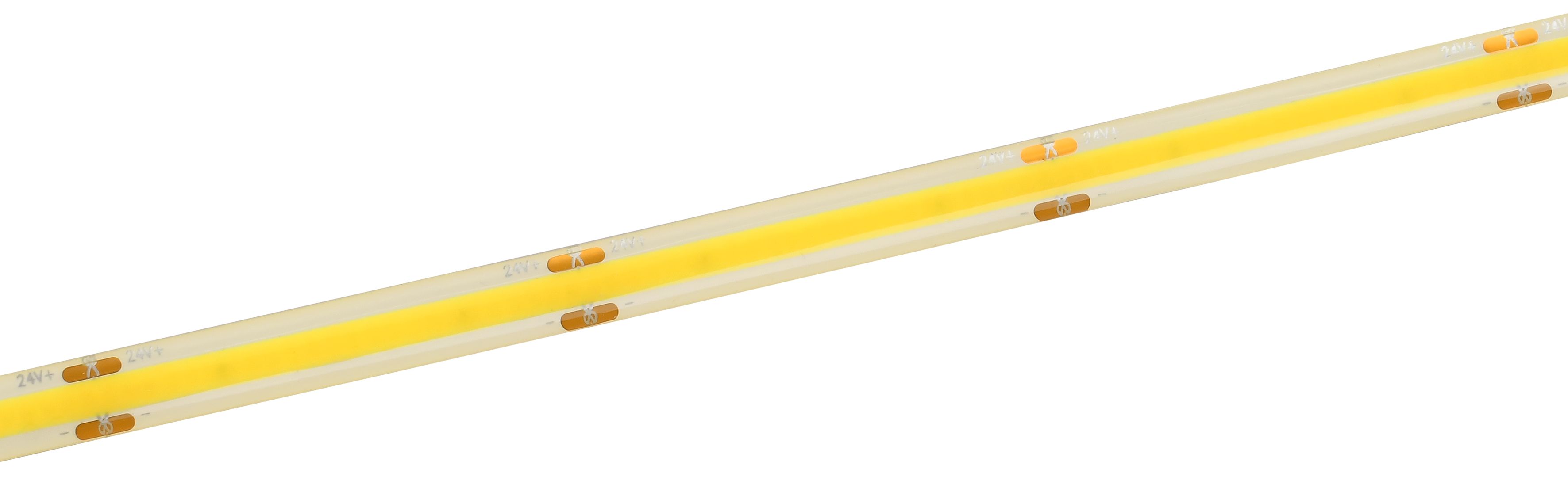 Лента светодиодная 5м COB 480LED/м 11Вт/м IP65 ширина 8мм 24В холодный белый IEK — фото