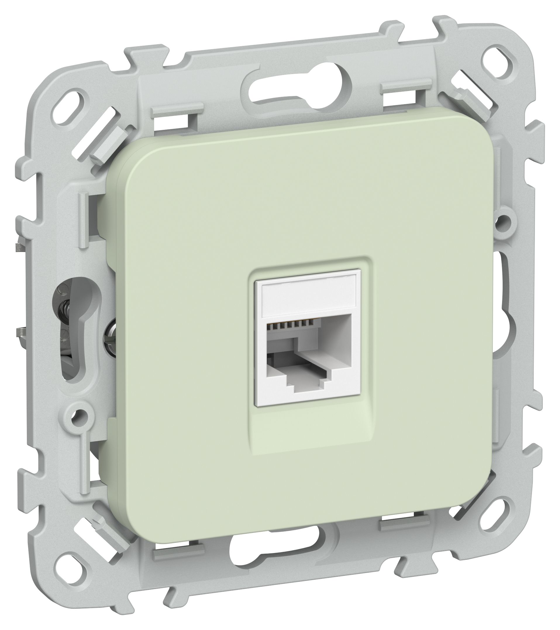 FLITE Розетка компьютерная RJ45 категория 6 UTP РК6-1-0-ФлП панг IEK