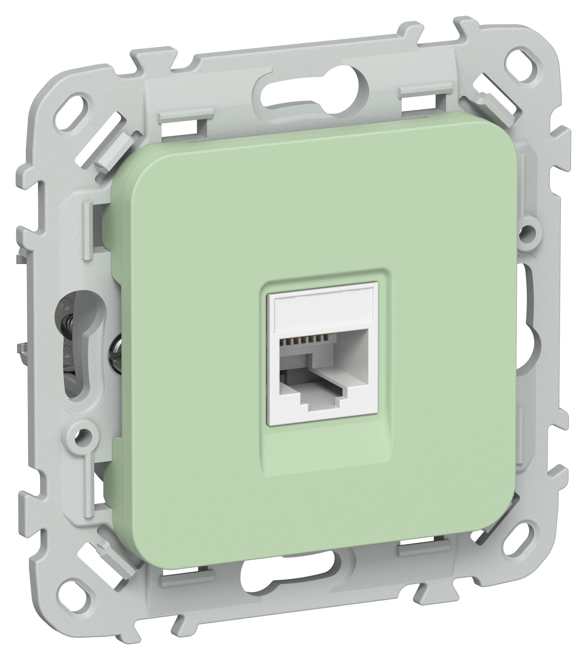 FLITE Розетка компьютерная RJ45 категория 6 UTP РК6-1-0-ФлФ фисташковый IEK