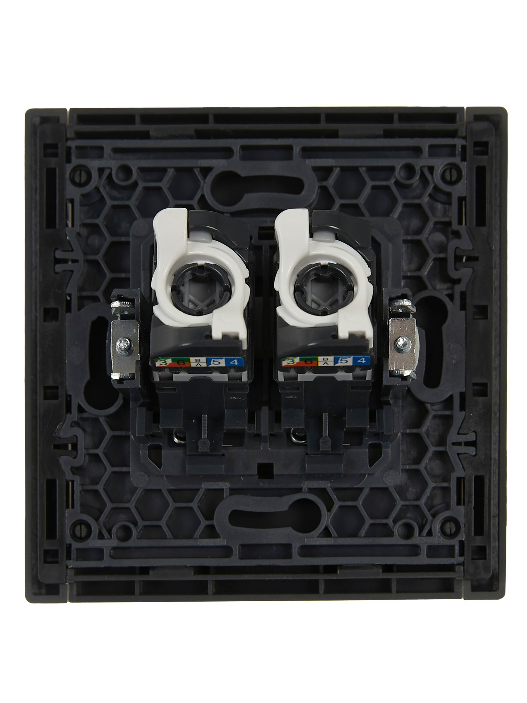 FORTE&PIANO Розетка компьютерная двойная RJ45 кат.5E FP333 серый IEK — фото