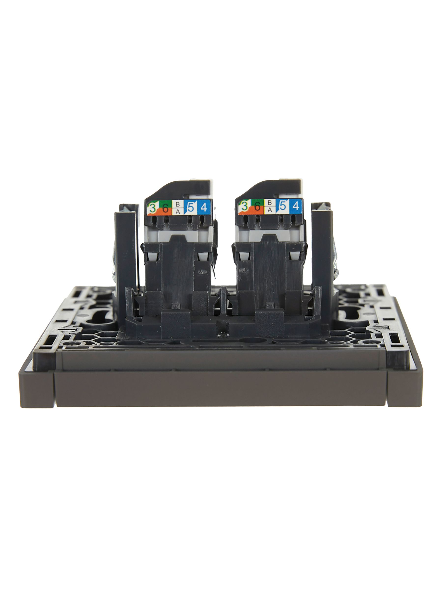FORTE&PIANO Розетка компьютерная двойная RJ45 кат.5E FP333 серый IEK — фото
