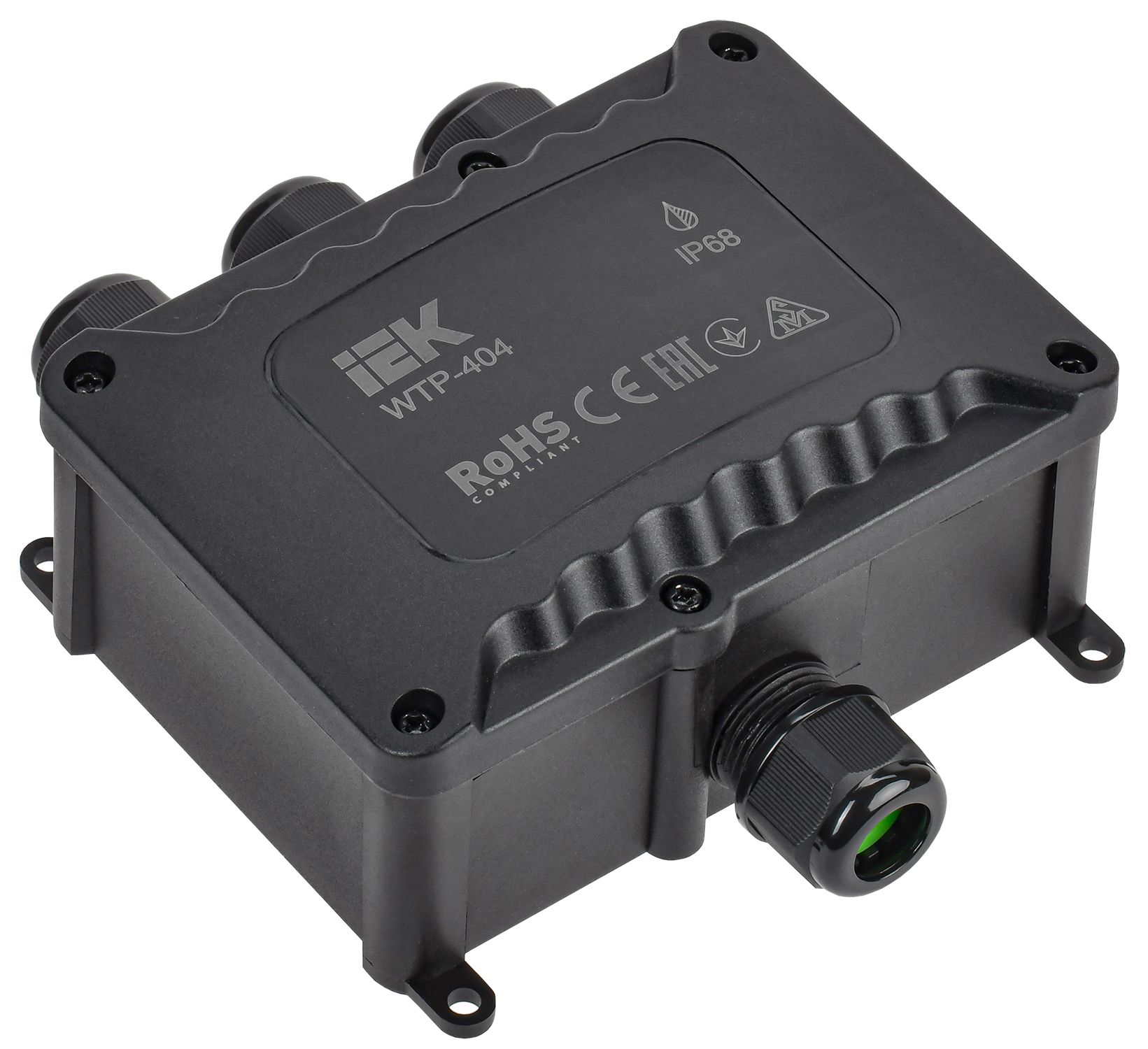 Коробка распределительная герметичная WTP-404 4 ввода IP68 IEK