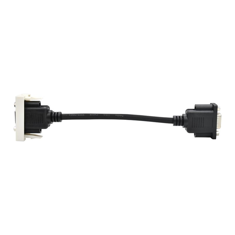 PRIMER РКМ-10-20-П Розетка мультимедийная VGA M/M (1 модуль) белая IEK — фото