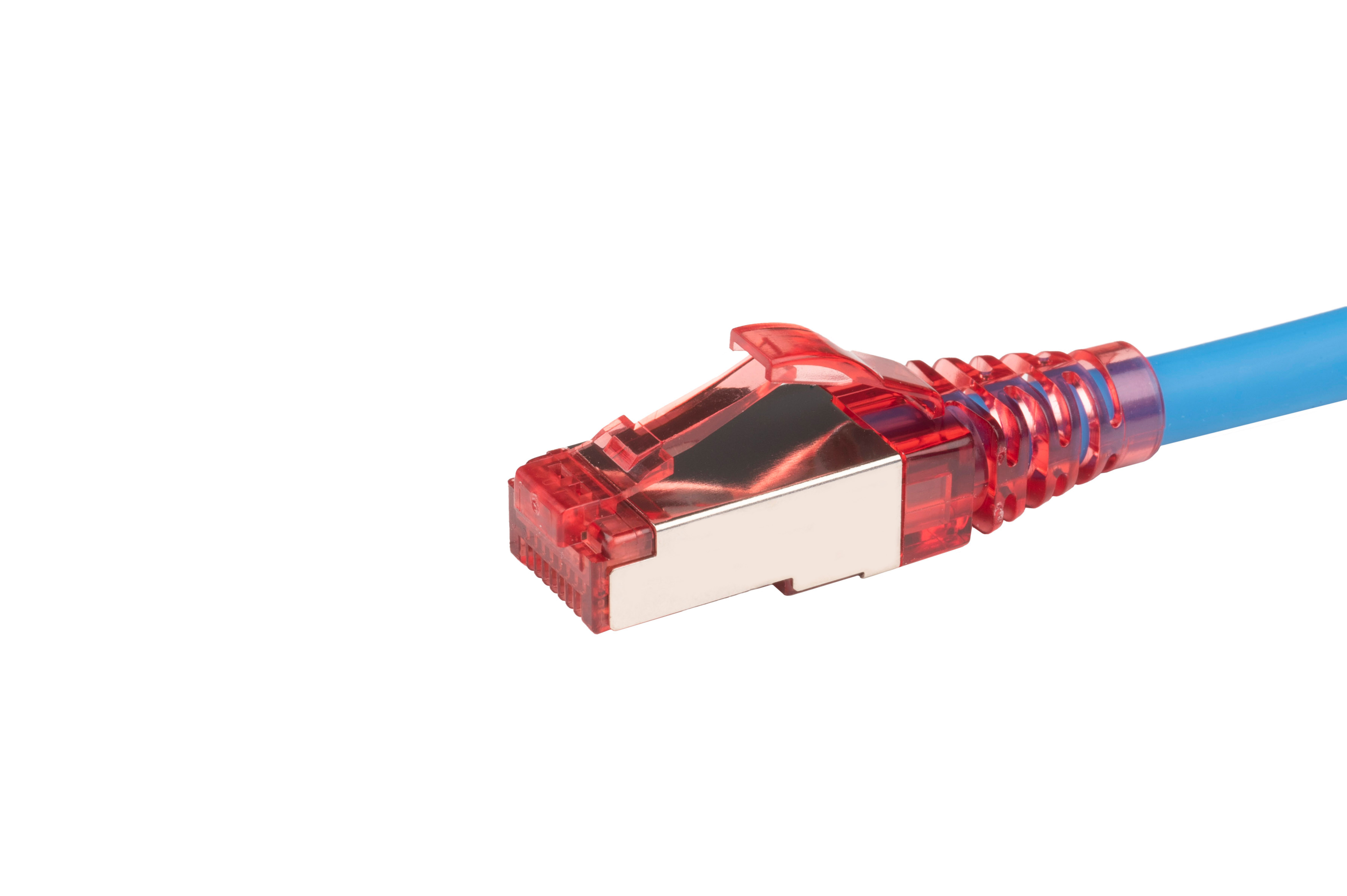 Hyperline PC-LPM-STP-RJ45-RJ45-C5e-5M-LSZH-BL Патч-корд F/UTP, экранированный, Cat.5е (100% Fluke Component Tested), LSZH, 5 м, синий — фото