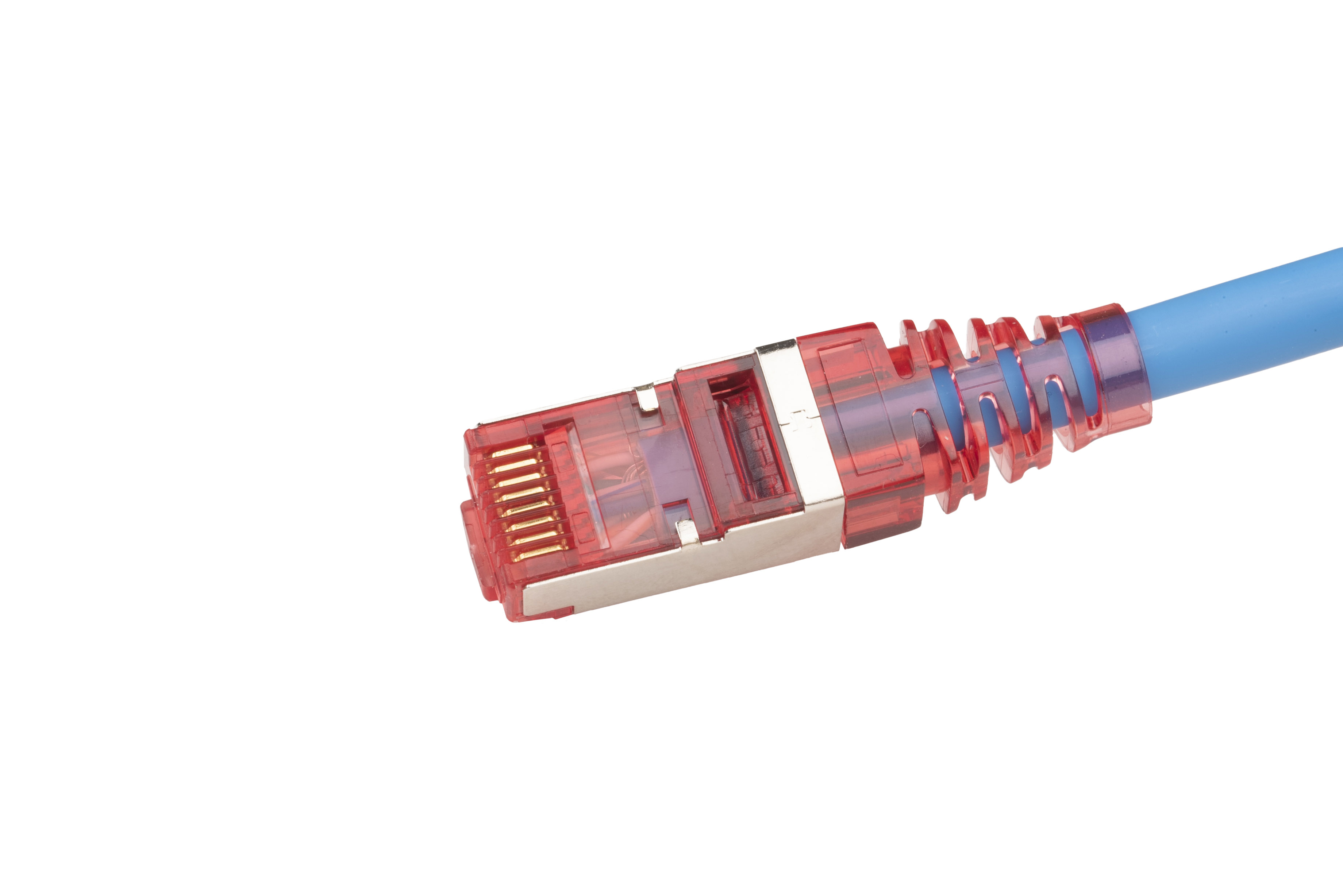 Hyperline PC-LPM-STP-RJ45-RJ45-C5e-5M-LSZH-BL Патч-корд F/UTP, экранированный, Cat.5е (100% Fluke Component Tested), LSZH, 5 м, синий — фото