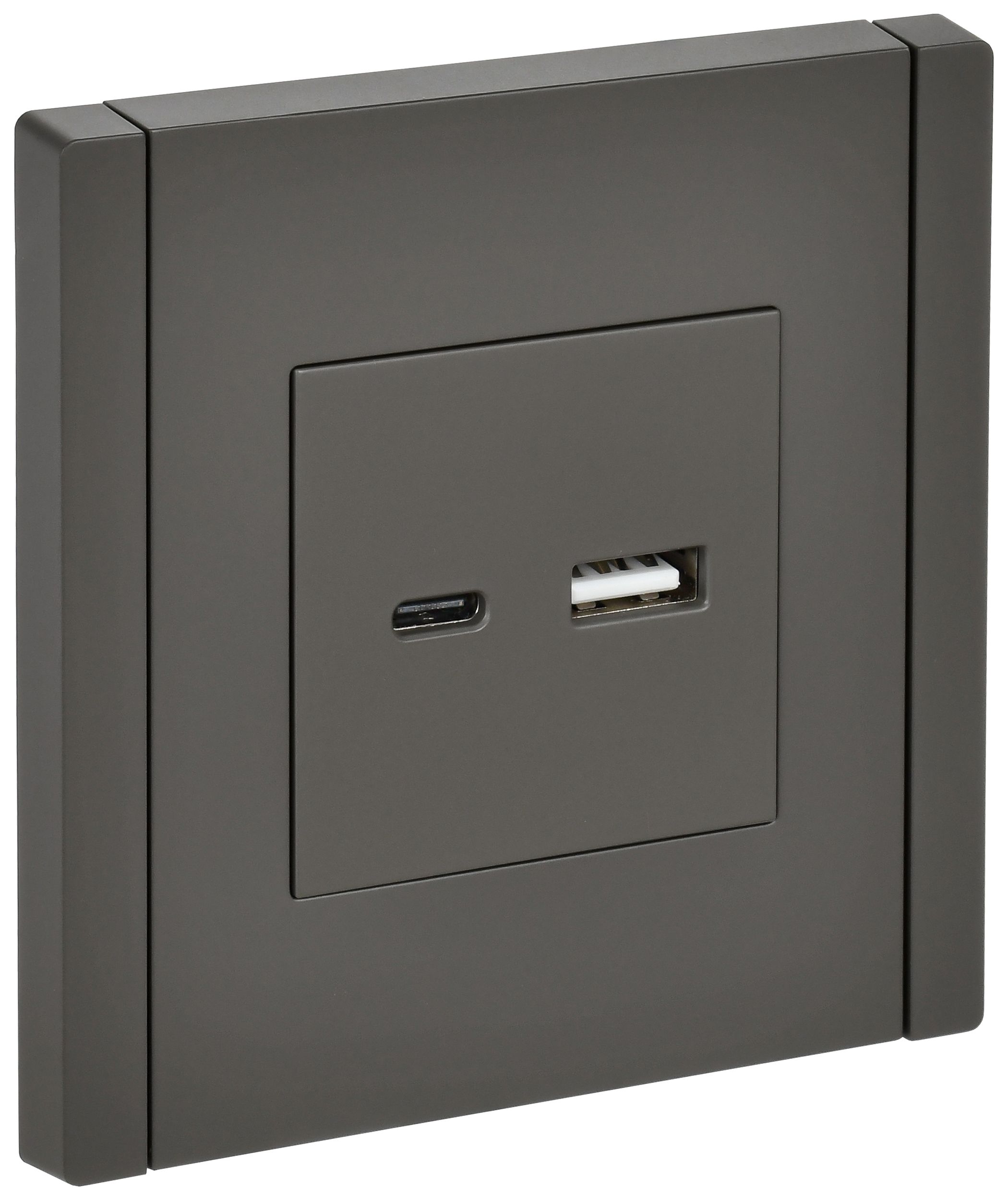 FORTE&PIANO Розетка USB A+C 3,1А FP350 серый IEK — фото