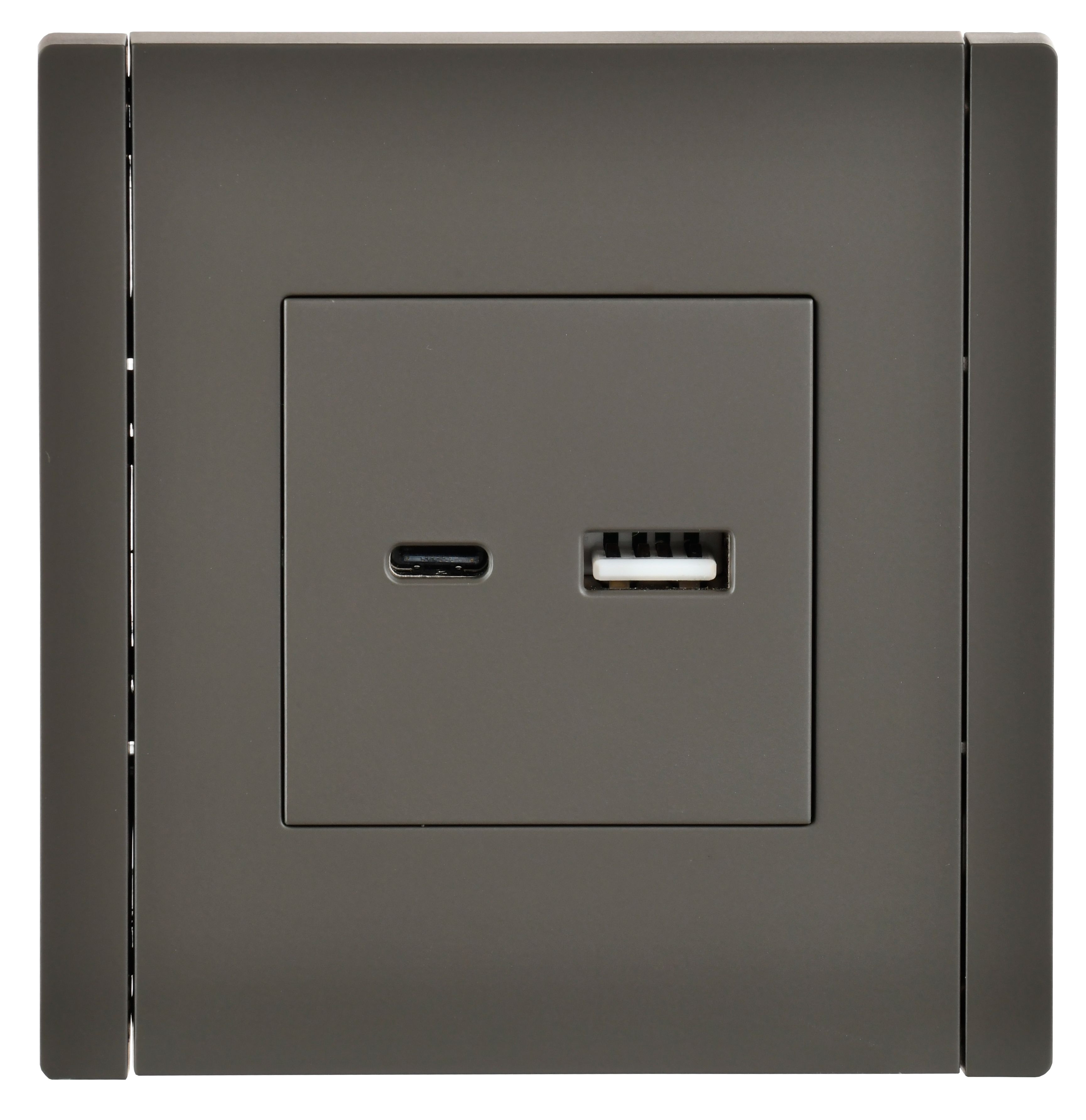 FORTE&PIANO Розетка USB A+C 3,1А FP350 серый IEK — фото