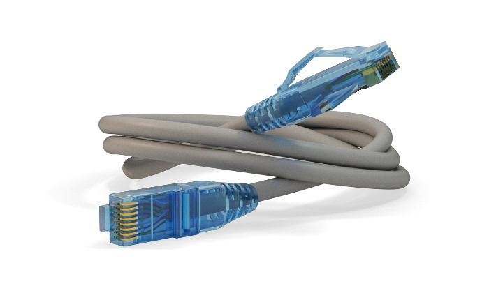Hyperline PC-LPM-UTP-RJ45-RJ45-C6-0.5M-LSZH-GY Патч-корд U/UTP, Cat.6 (100% Fluke Component Tested), LSZH, 0.5 м, серый — фото