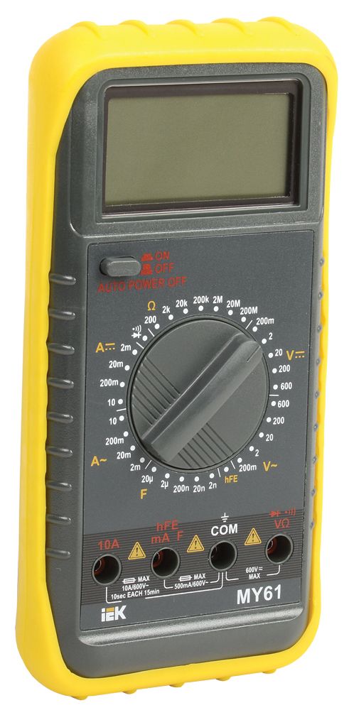 Мультиметр цифровой PROFESSIONAL MY61 IEK — фото