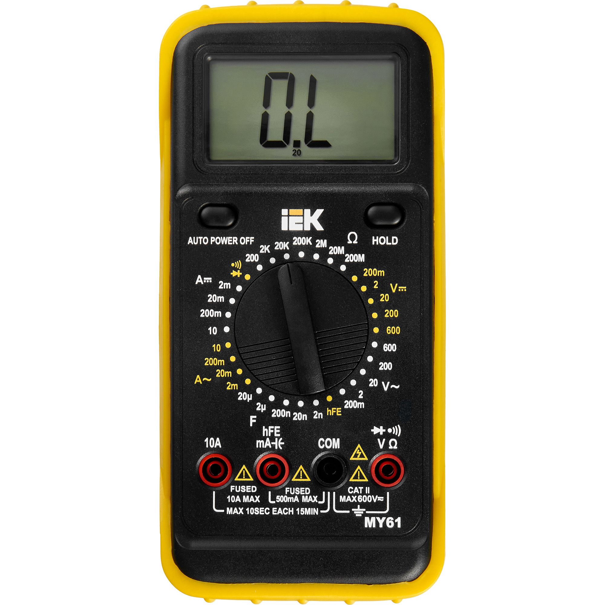 Мультиметр цифровой PROFESSIONAL MY61 IEK — фото