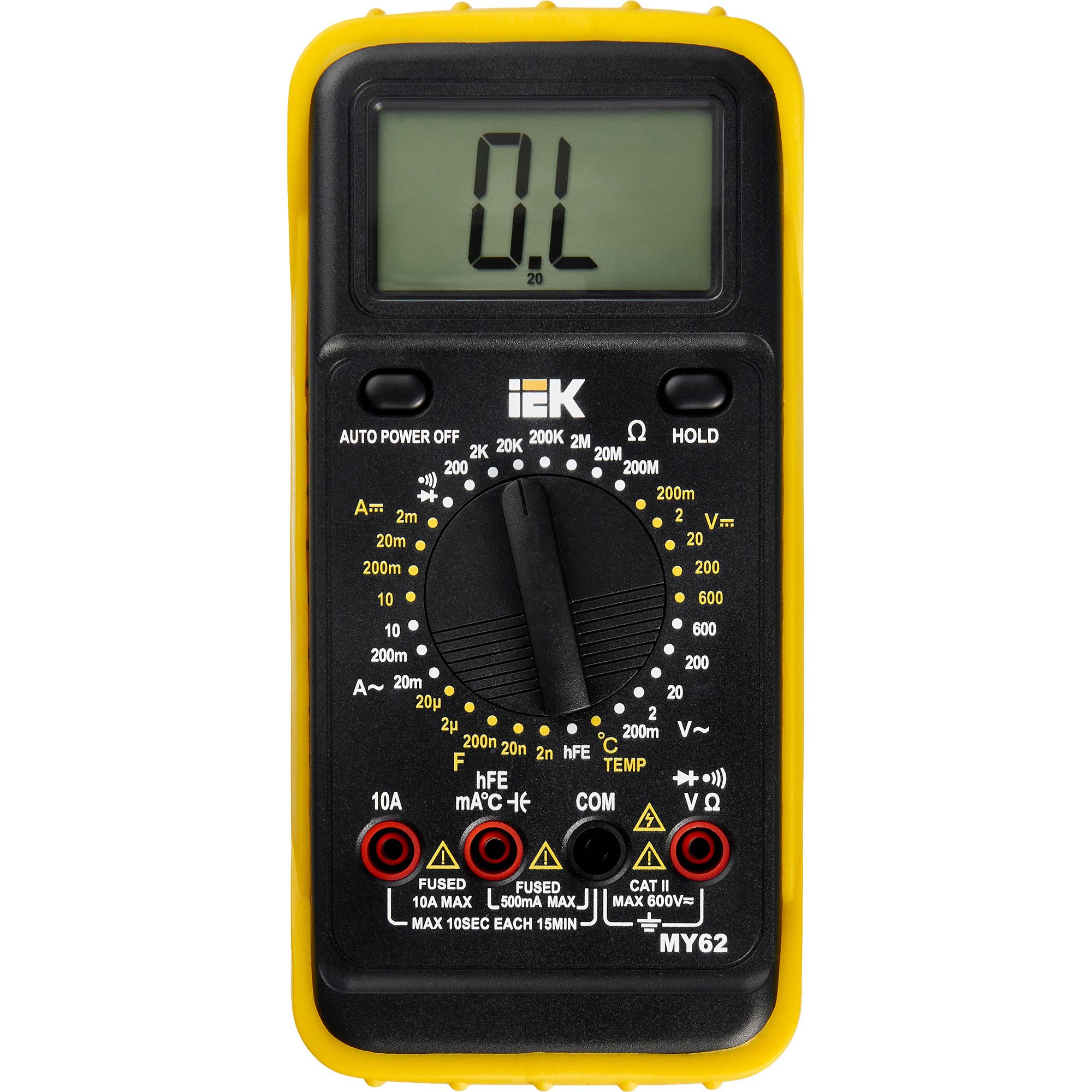 Мультиметр цифровой PROFESSIONAL MY62 IEK — фото