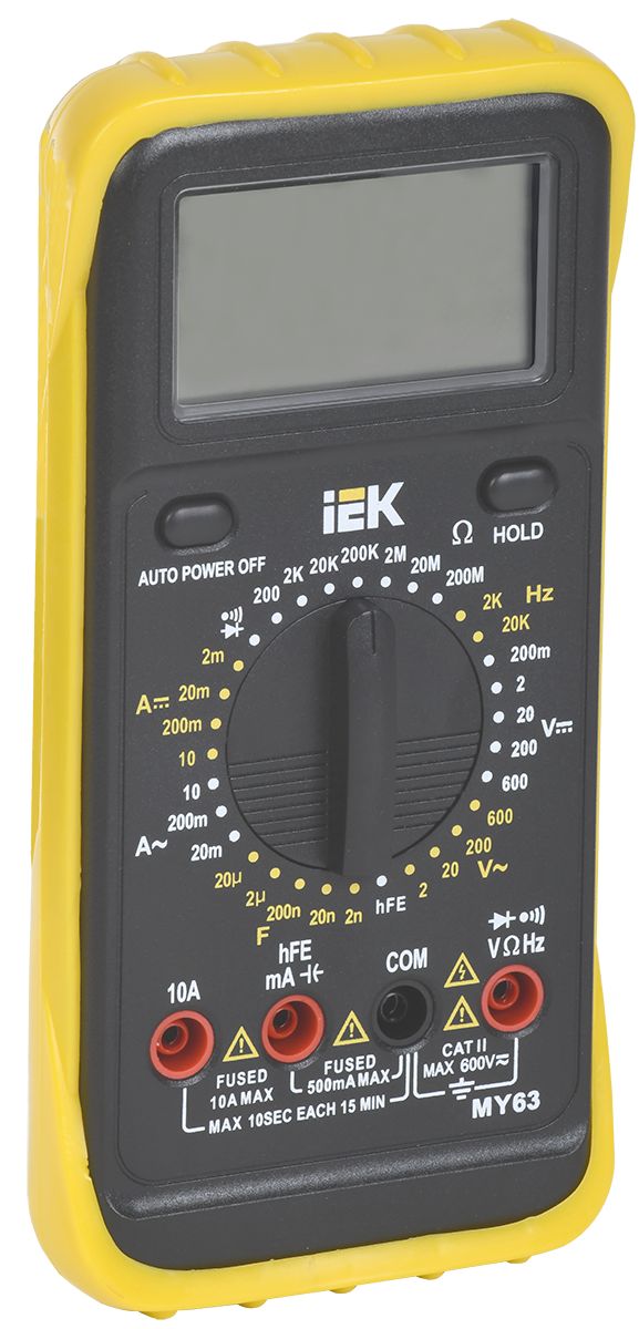 Мультиметр цифровой PROFESSIONAL MY63 IEK — фото