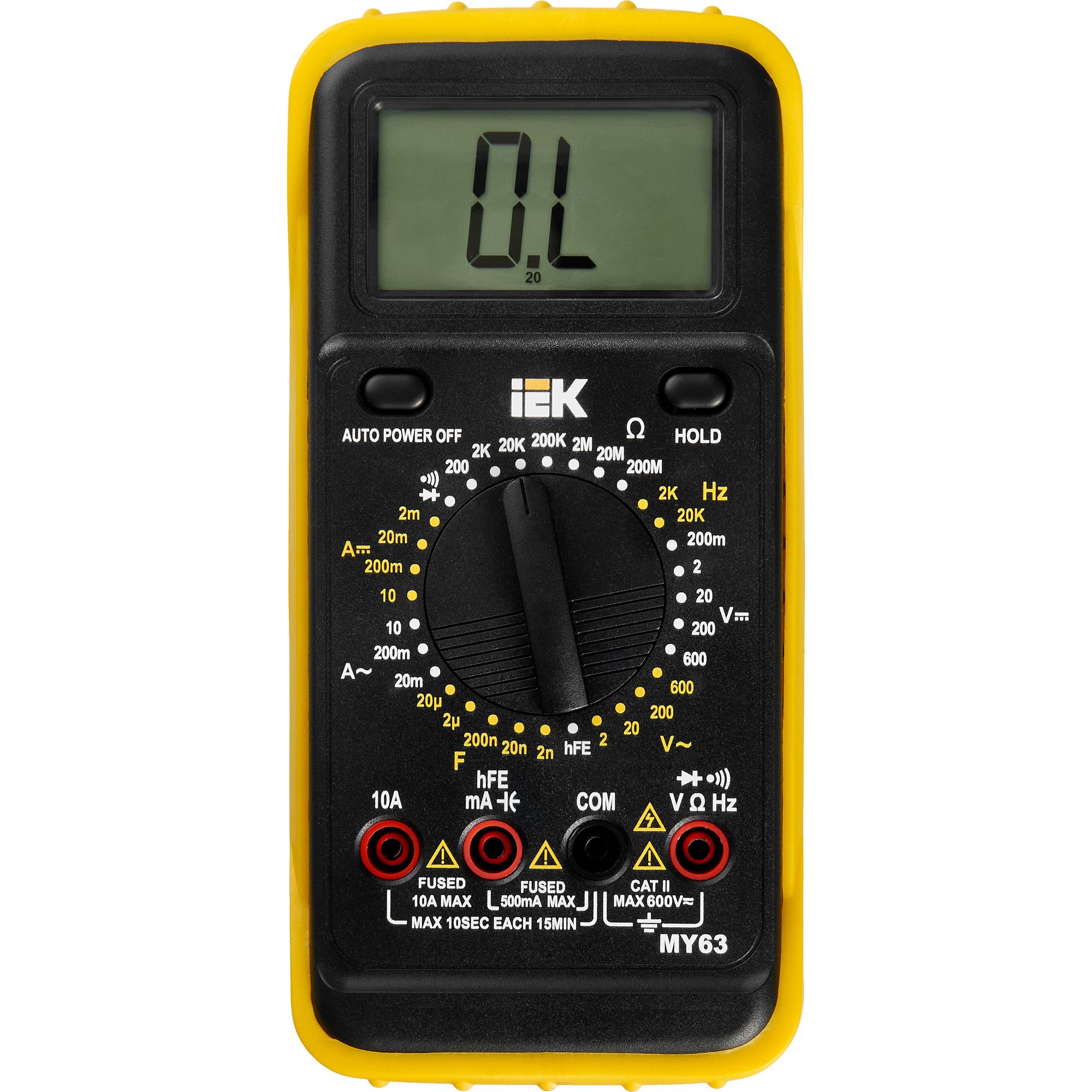 Мультиметр цифровой PROFESSIONAL MY63 IEK — фото