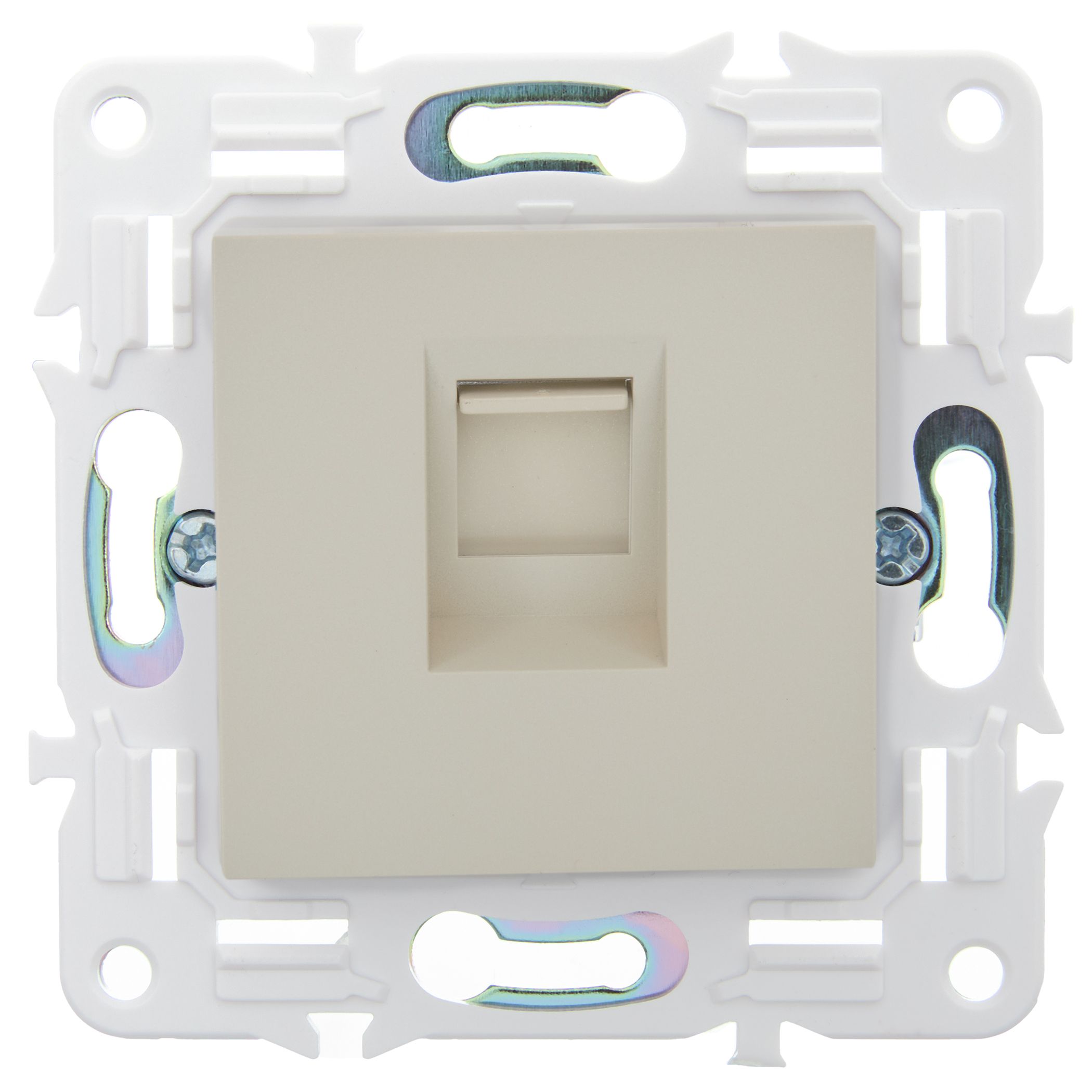 SKANDY Розетка компьютерная RJ45 кат.5E SK-K01B бежевый IEK — фото
