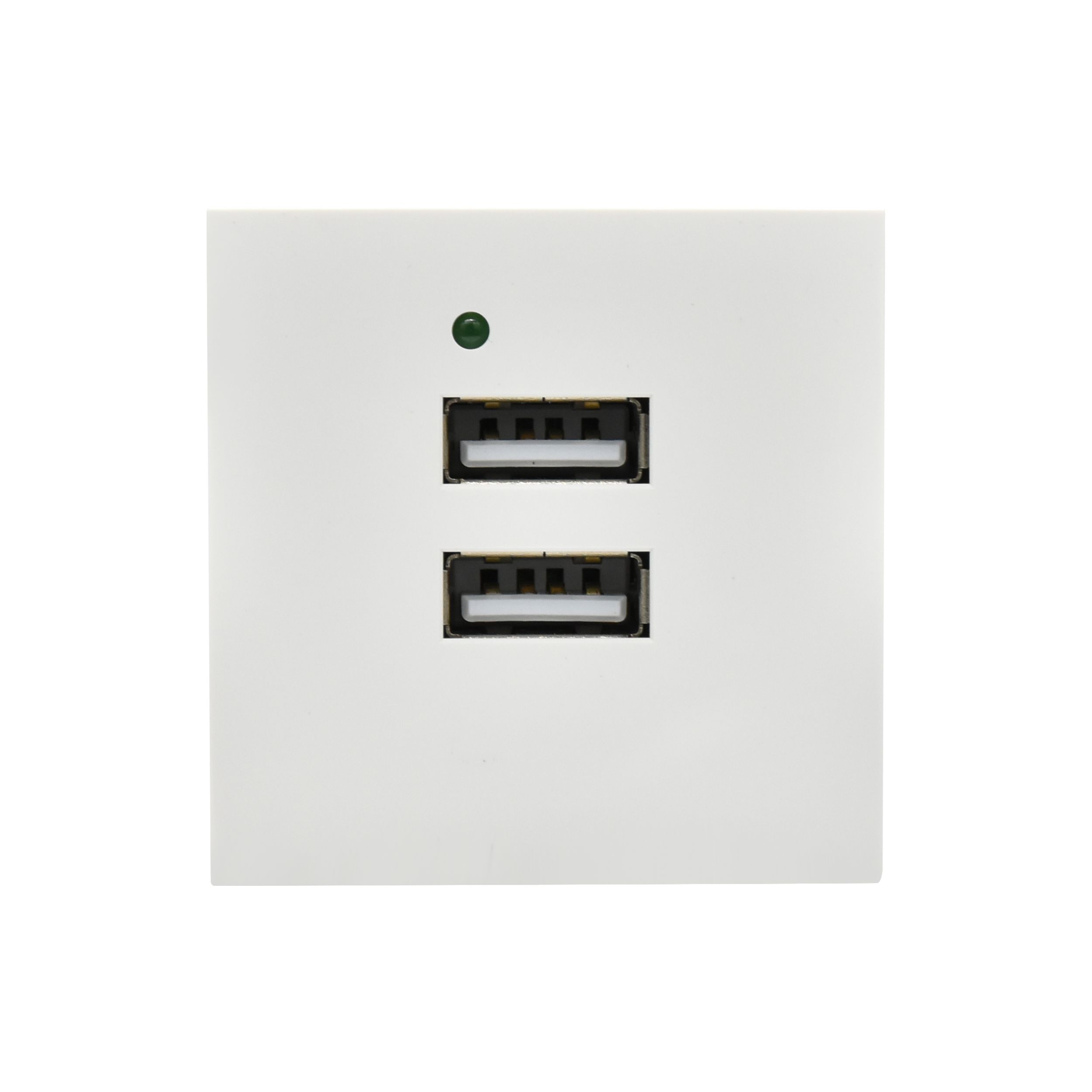 PRIMER РКЮ-23-40-П Розетка USB A+A 5В 4,2А (2 модуля) белая IEK — фото