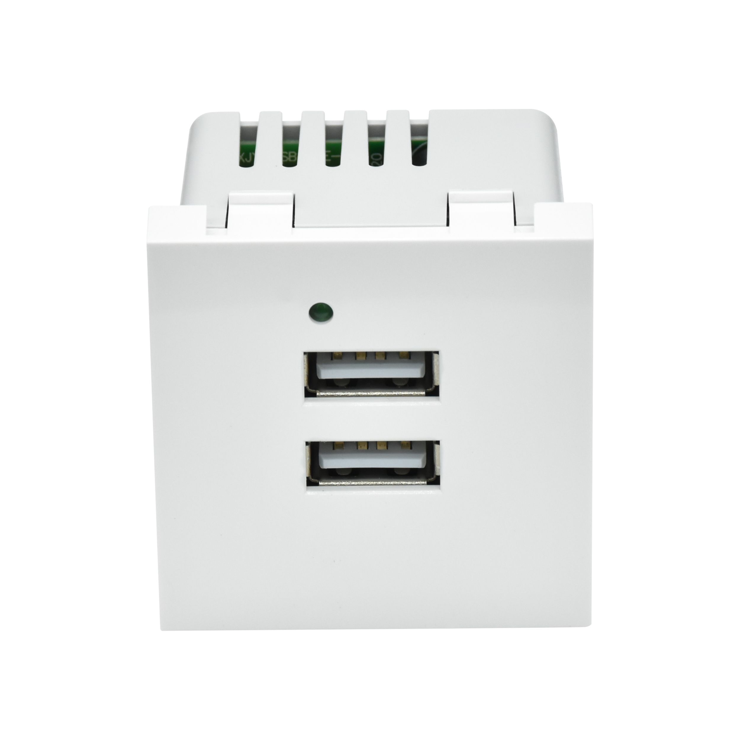 PRIMER РКЮ-23-40-П Розетка USB A+A 5В 4,2А (2 модуля) белая IEK — фото
