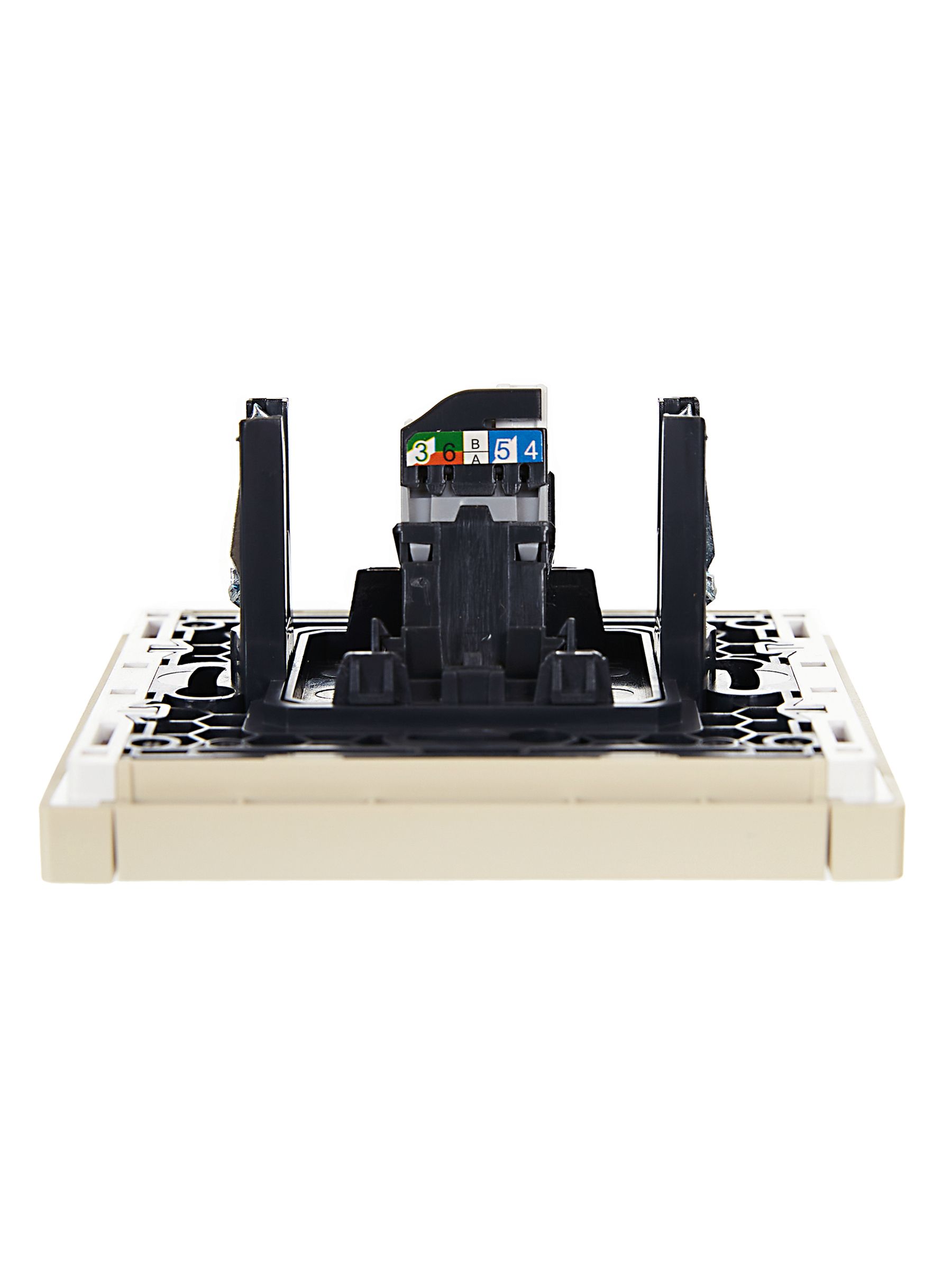 FORTE&PIANO Розетка компьютерная RJ45 кат.5E FP432 ваниль IEK — фото