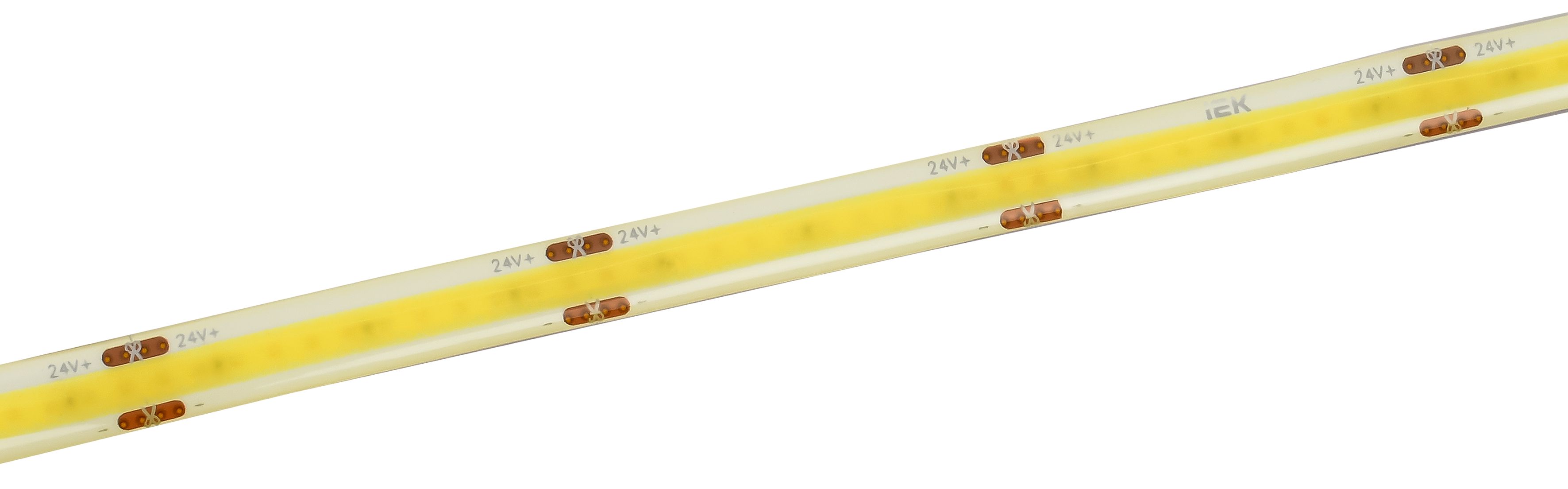 Лента светодиодная 5м COB 312LED/м 8Вт/м IP65 ширина 8мм 24В холодный белый IEK — фото