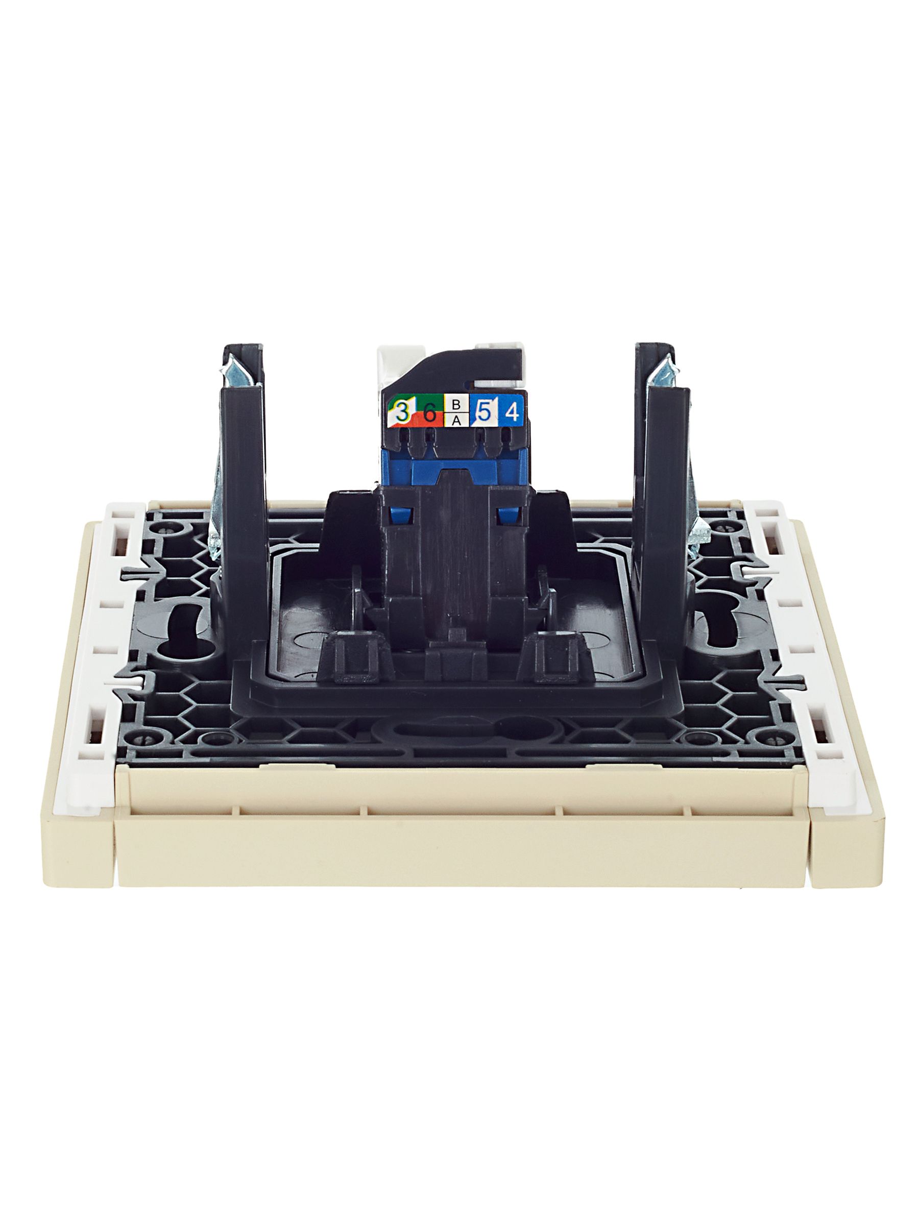 FORTE&PIANO Розетка компьютерная RJ45 кат.6 FP431 ваниль IEK — фото
