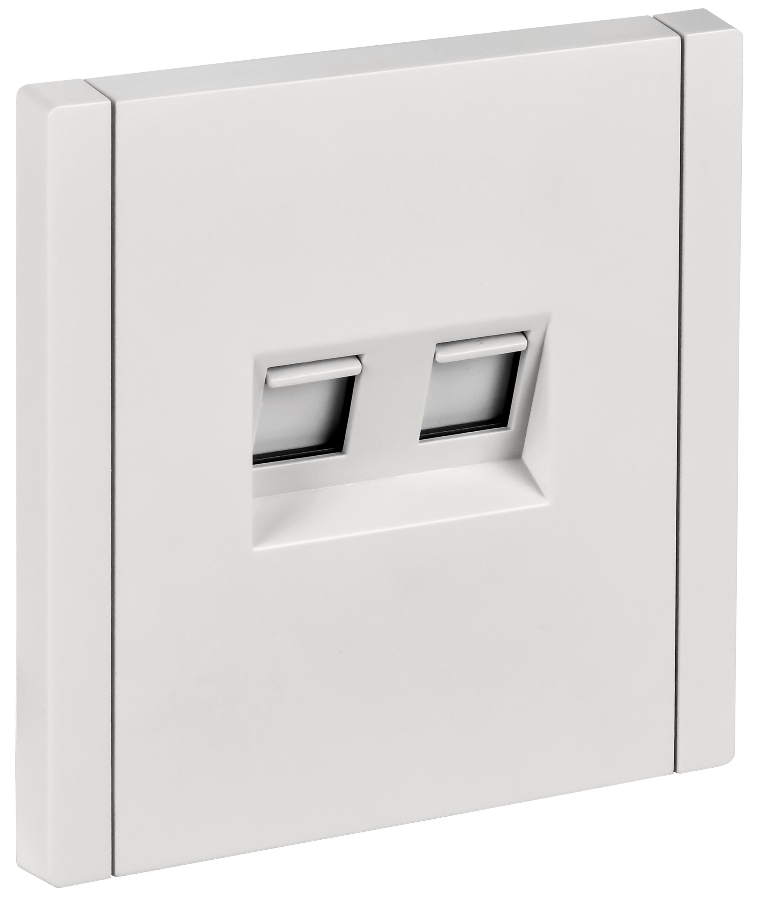 FORTE&PIANO Розетка компьютерная двойная RJ45 кат.5E FP233 белый IEK — фото