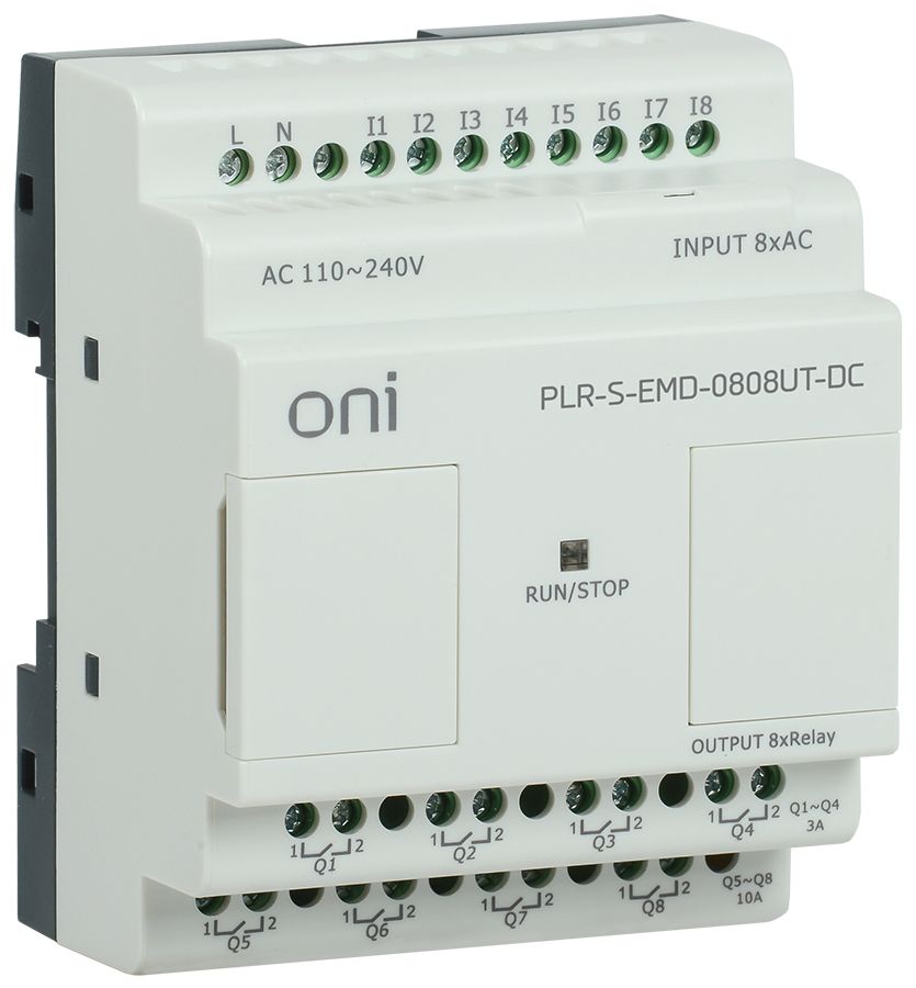 Логическое реле PLR-S. Расширение 8DI/8DO (T) 24В DC ONI
