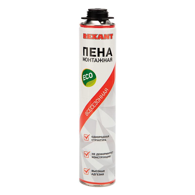 Пена монтажная всесезонная для пистолета 40 л eco REXANT — фото