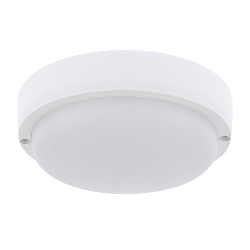 Светильник ЖКХ LED пылевлагозащищенный круг IP65 12Вт 1140Лм 6500K с микроволновым датчиком движения REXANT — фото