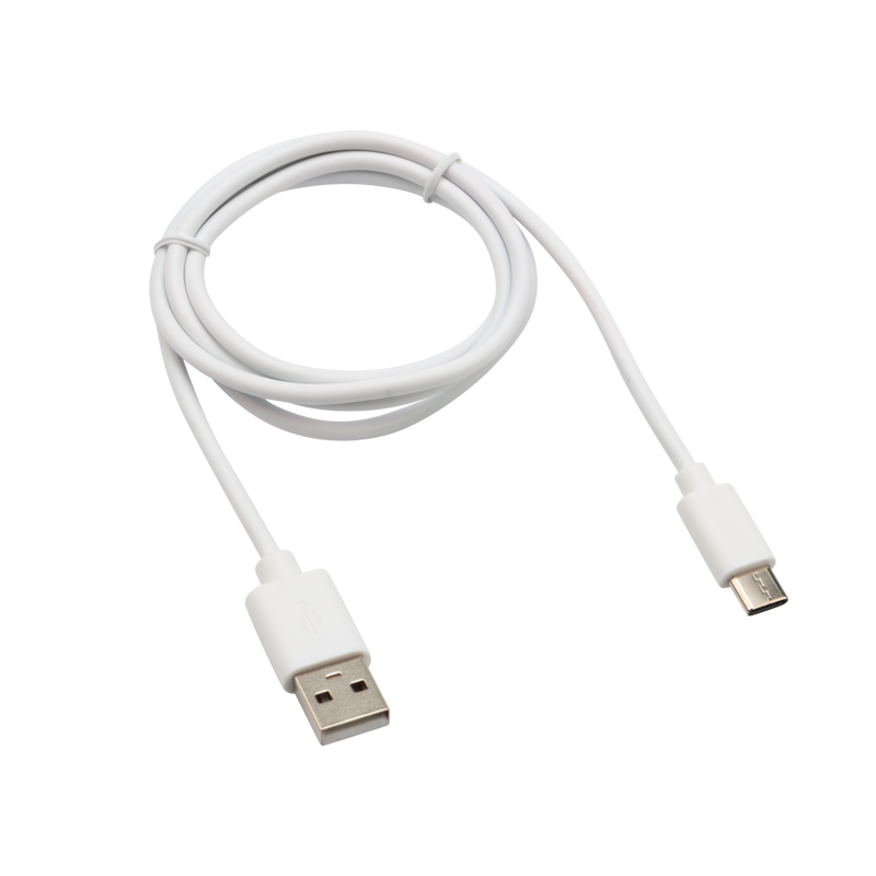 Кабель USB-A – Type-C, 3 А, 1м, ПВХ, белый REXANT — фото