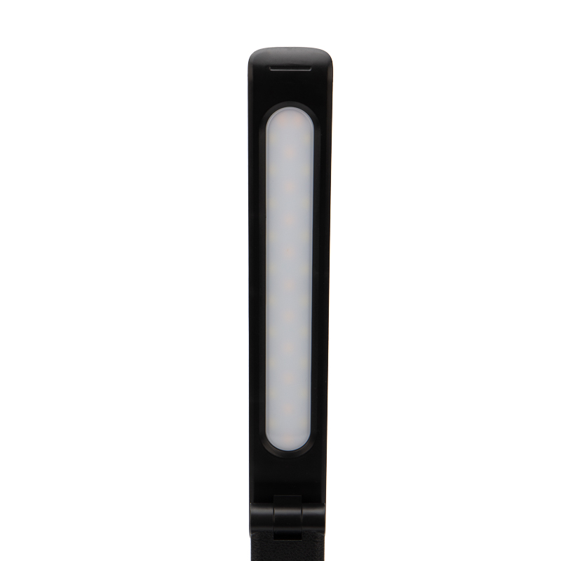 Светильник настольный REXANT Click Skin на основании, LED, 7 Вт 2700-6500 К, диммируемый 3 ступени, заряжаемый (автономный режим 3 часа), корпус с эффектом тиснения кожи — фото