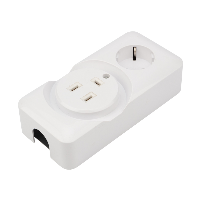 Розетка РШ/Евро двойная для электрической плиты 32А/16A, 250В, 2Р+РЕ (ОУ) белая REXANT — фото