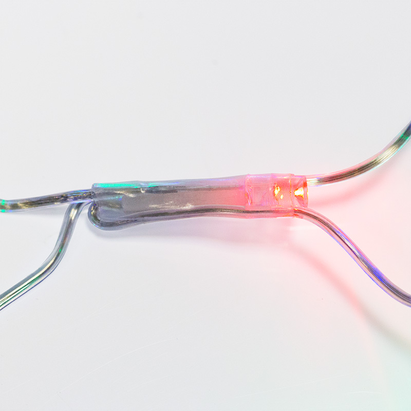 Гирлянда Сеть 1,5х1,5м, прозрачный ПВХ, 150 LED Мультиколор — фото