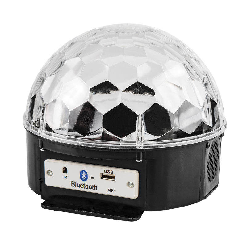Светодиодная система Диско-шар с пультом ДУ и Bluetooth, 230 В — фото