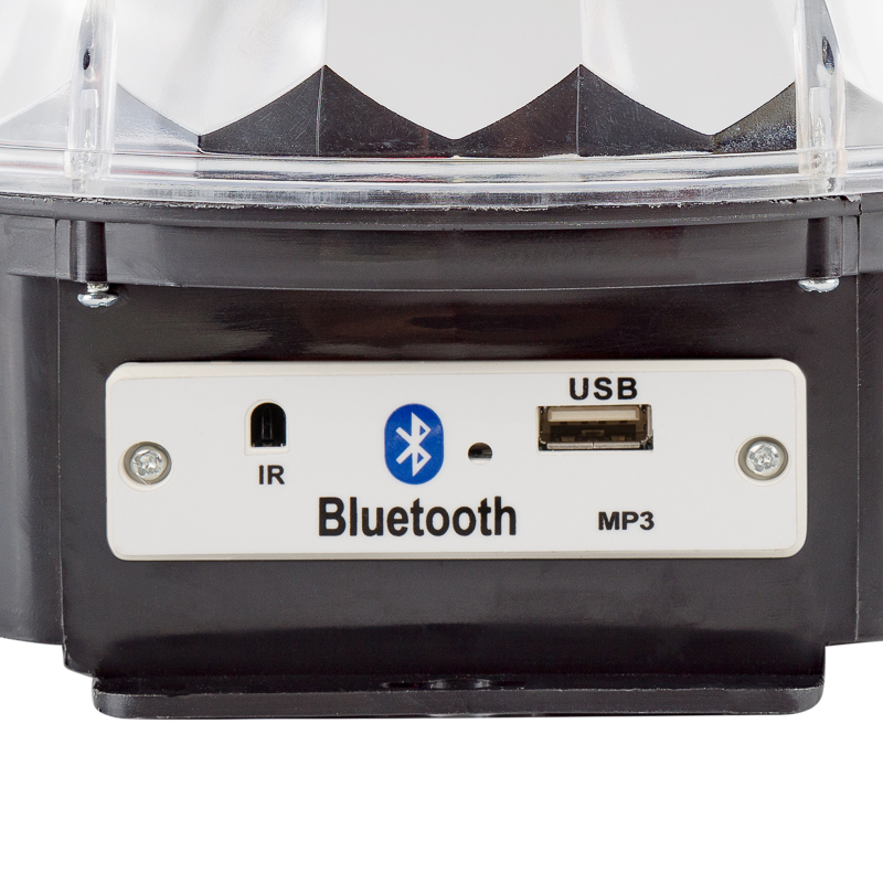 Светодиодная система Диско-шар с пультом ДУ и Bluetooth, 230 В — фото