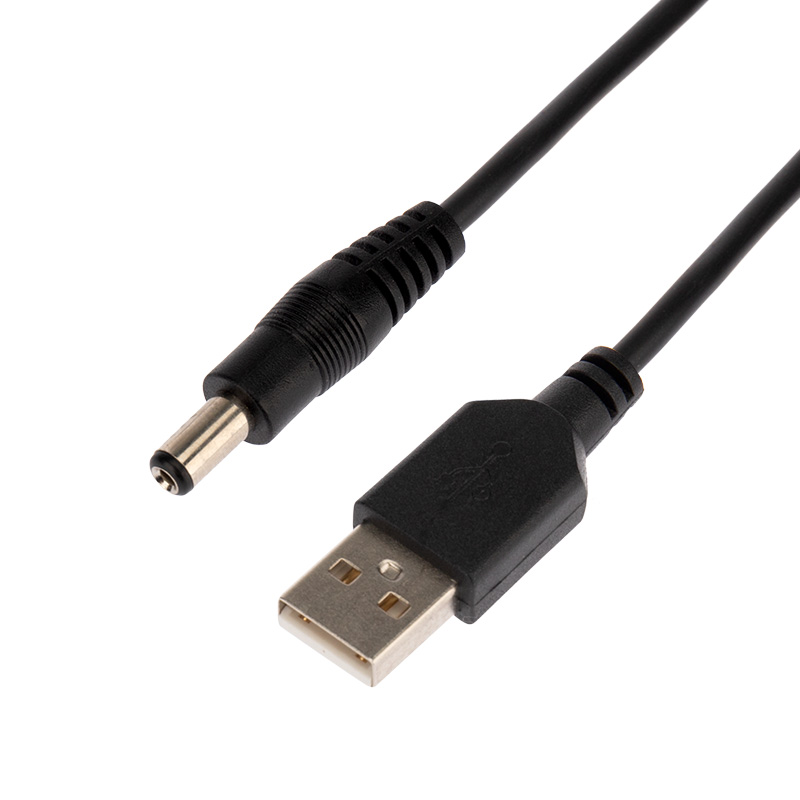 Кабель USB штекер - DC разъем питание 2,1х5,5 мм, длина 1,5 метра REXANT — фото
