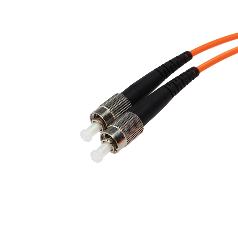 Шнур коммутационный патч-корд оптический переходной (MM), 50/125 (OM2), LC/UPC–FC/UPC, дуплекс, LSZH, 1м — фото