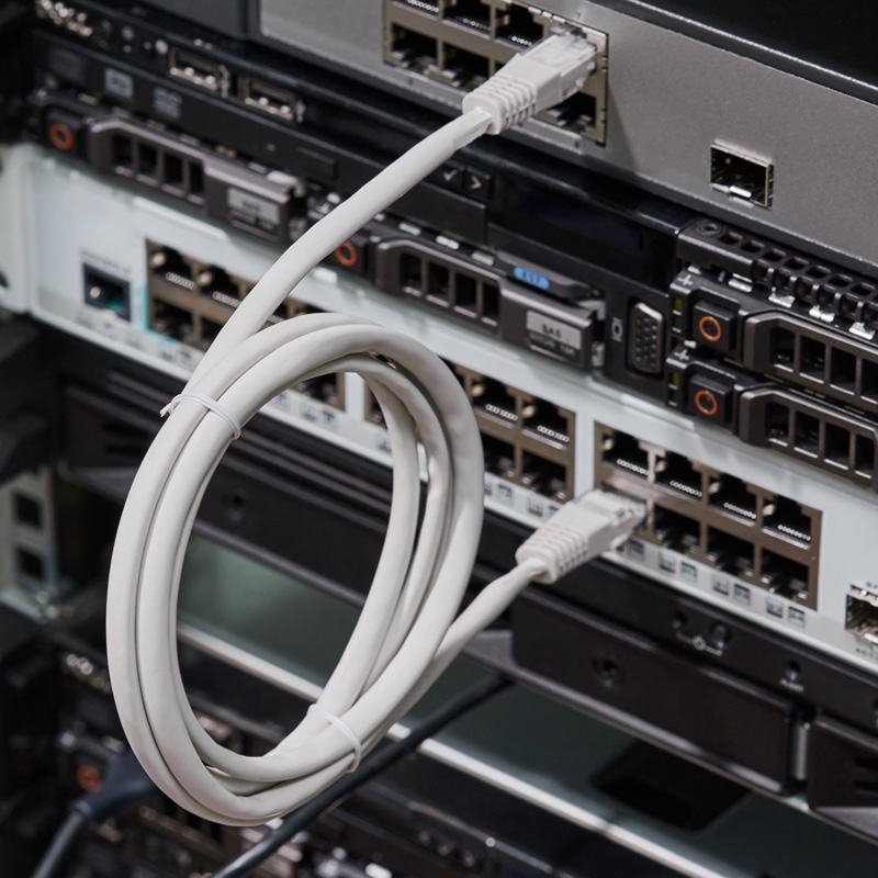 Шнур коммутационный патч-корд U/UTP RJ45-RJ45, CAT 5e, LSZH серый, 1,5м REXANT — фото