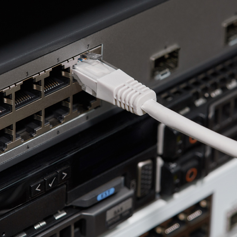 Шнур коммутационный патч-корд U/UTP RJ45-RJ45, CAT 5e, LSZH серый, 1,5м REXANT — фото
