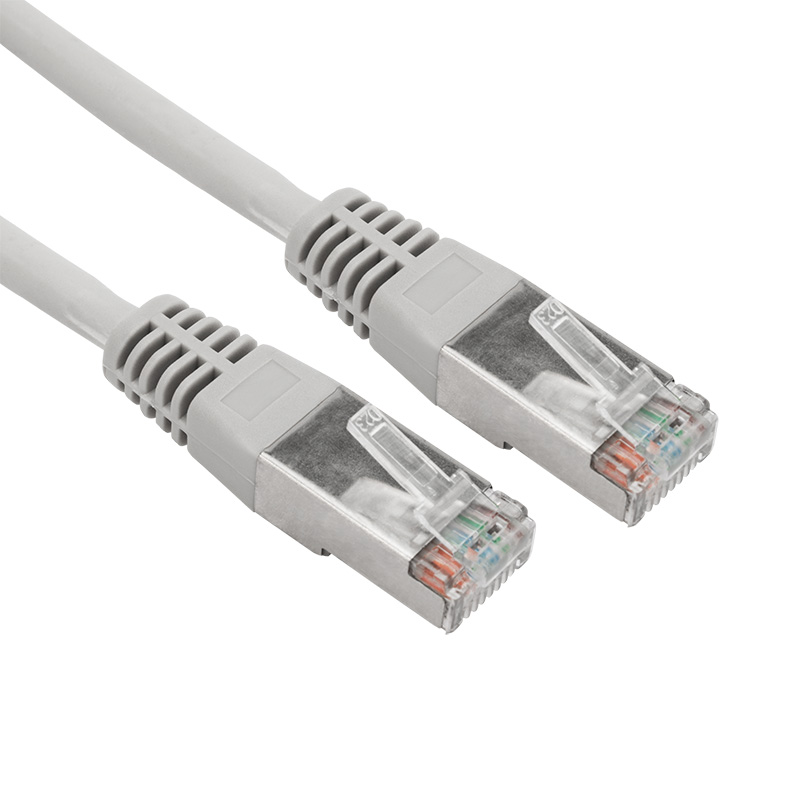 Шнур коммутационный патч-корд U/UTP RJ45-RJ45, CAT 5e, LSZH серый, 2м REXANT