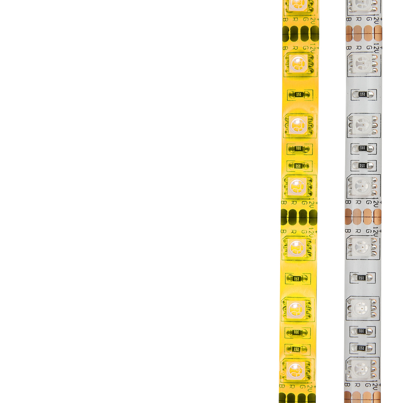 Лента светодиодная 12В, SMD5050, 14,4Вт/м, 60 LED/м, желтый, 10мм, 5м, IP65 LAMPER — фото