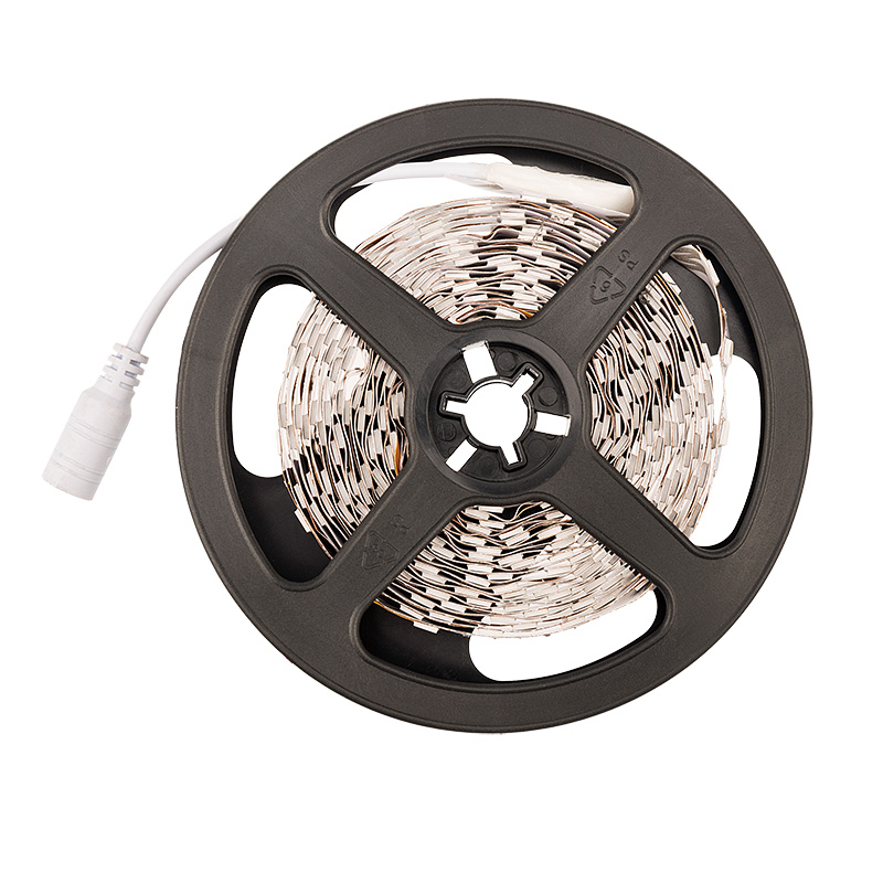 Лента светодиодная 12В, SMD5050, 14,4Вт/м, 60 LED/м, зеленый, 10мм, 5м, IP20 LAMPER — фото