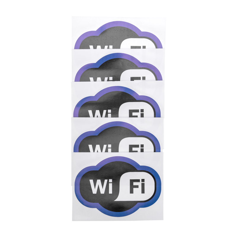 Наклейка информационный знак «Зона Wi-Fi» 150х200 мм REXANT — фото